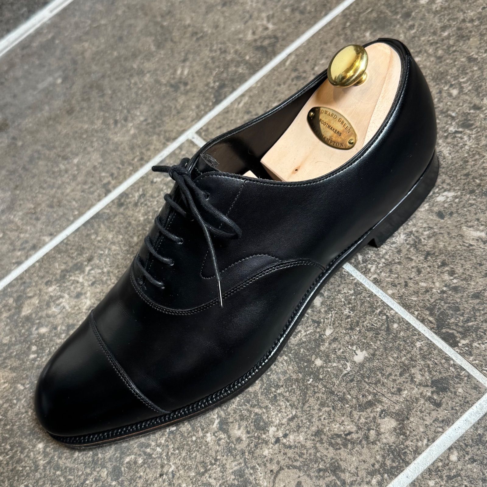 美品】EDWARD GREEN CHELSEA 黒 9.5E 純正シューツリー付 - メルカリ