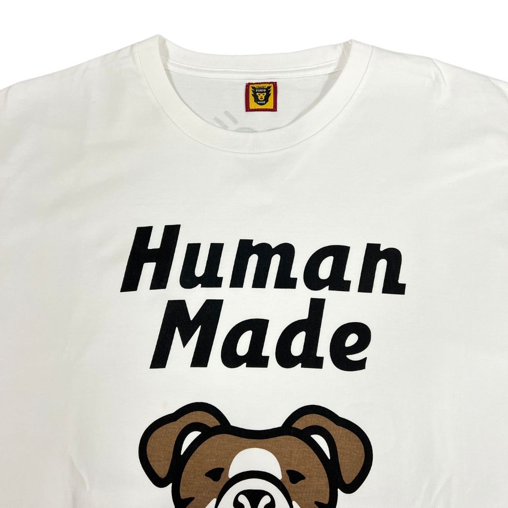 HUMAN MADE ヒューマンメイド ブルドッグ プリント Tシャツ ホワイト