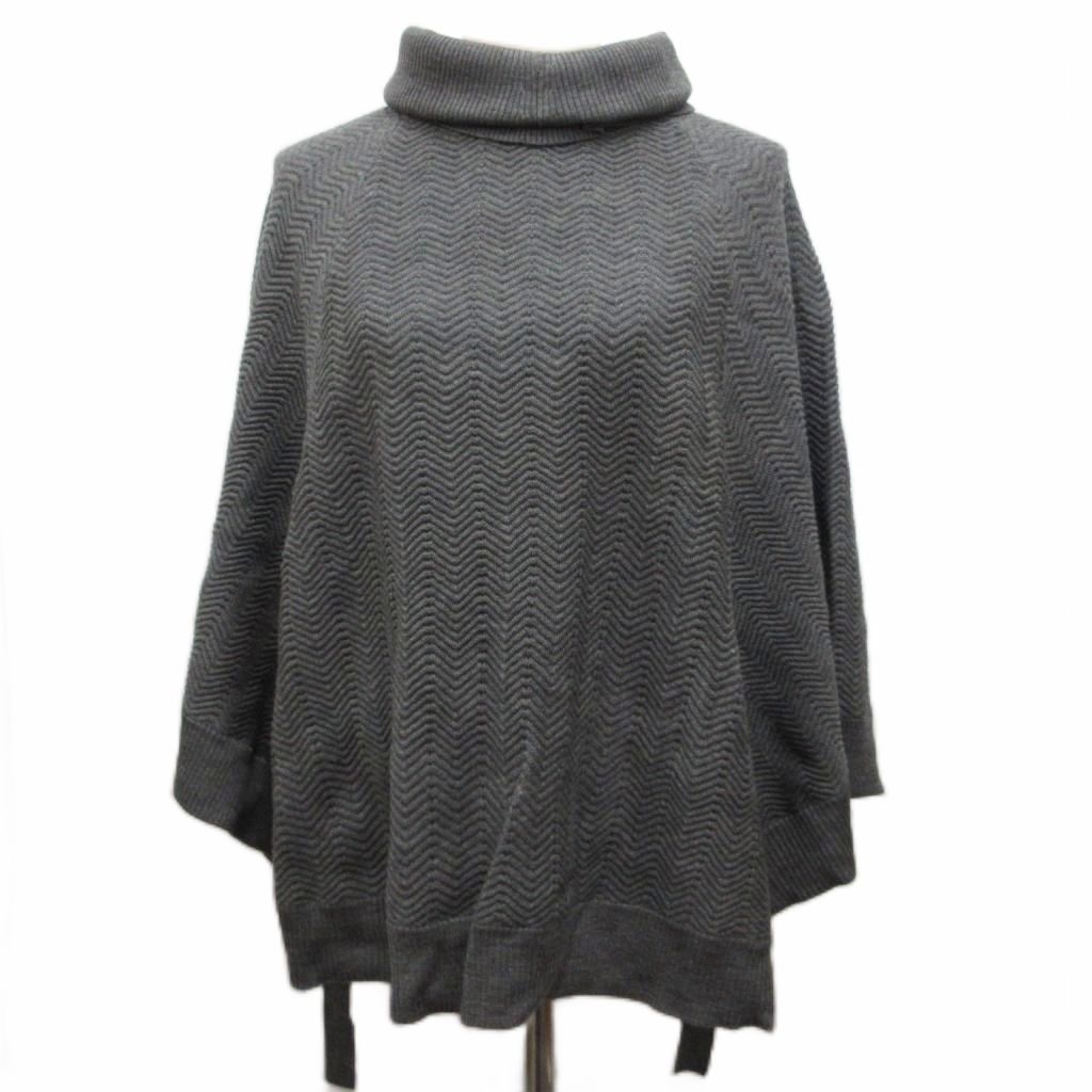 アナイ ANAYI タグ付き ニットポンチョ ケープ マント セーター アナイ ANAYI タグ付き ニットポンチョ ケープ マント セーター