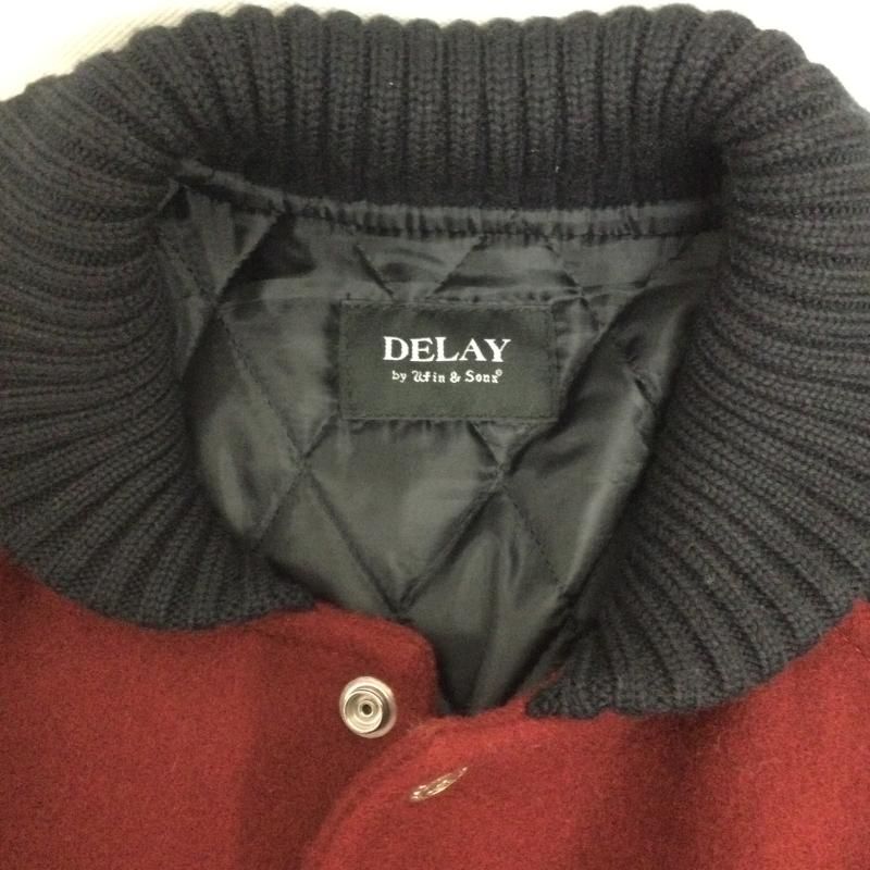 ディレイバイウィンアンドサンズ DELAY by win&sonsスタジャン レザー 