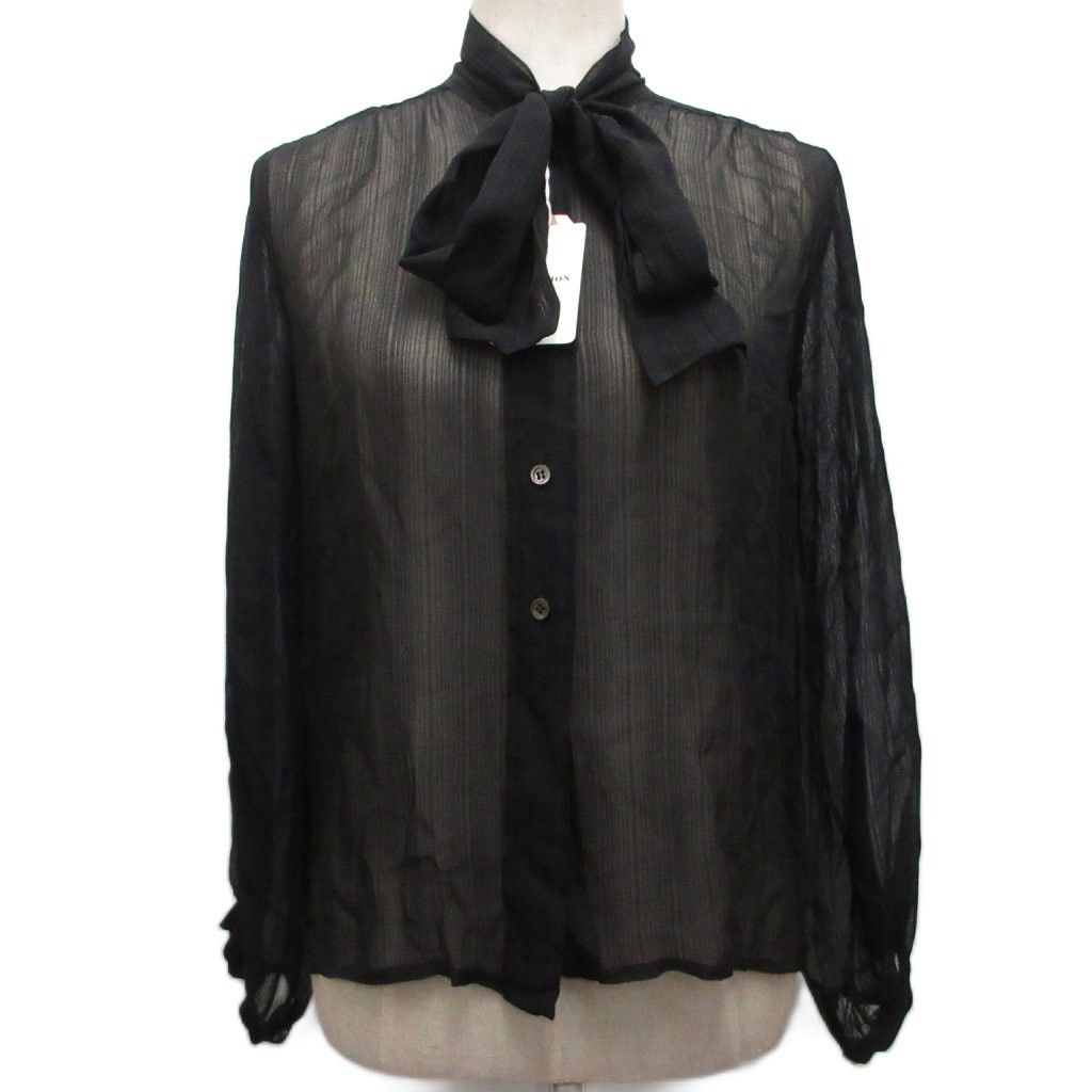 サンローラン パリ SAINT LAURENT PARIS タグ付き 70s 本人期 シルク 