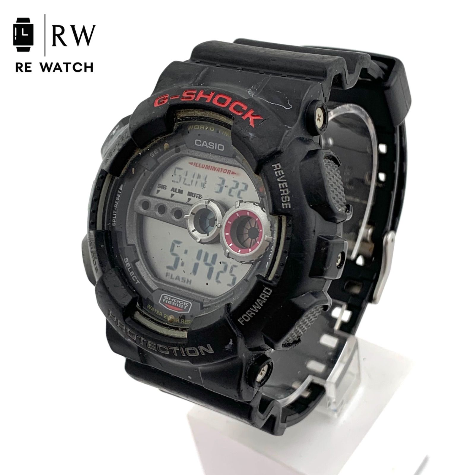 中古】G-SHOCK GD-100 デジタル腕時計 ブラック - メルカリ