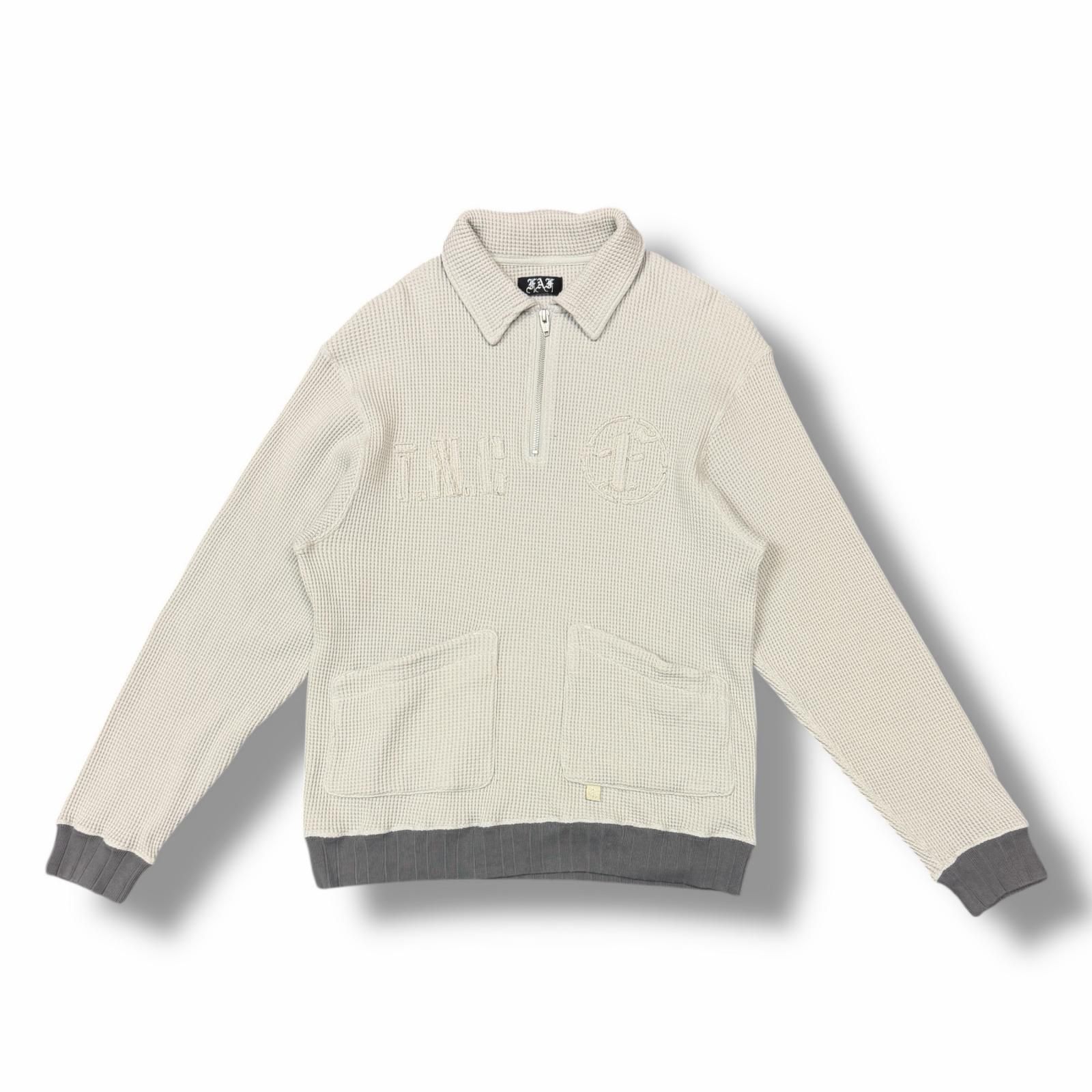 FAF(Fake As Flowers) THERMAL HALF ZIP PULLOVE サーマルハーフジップ