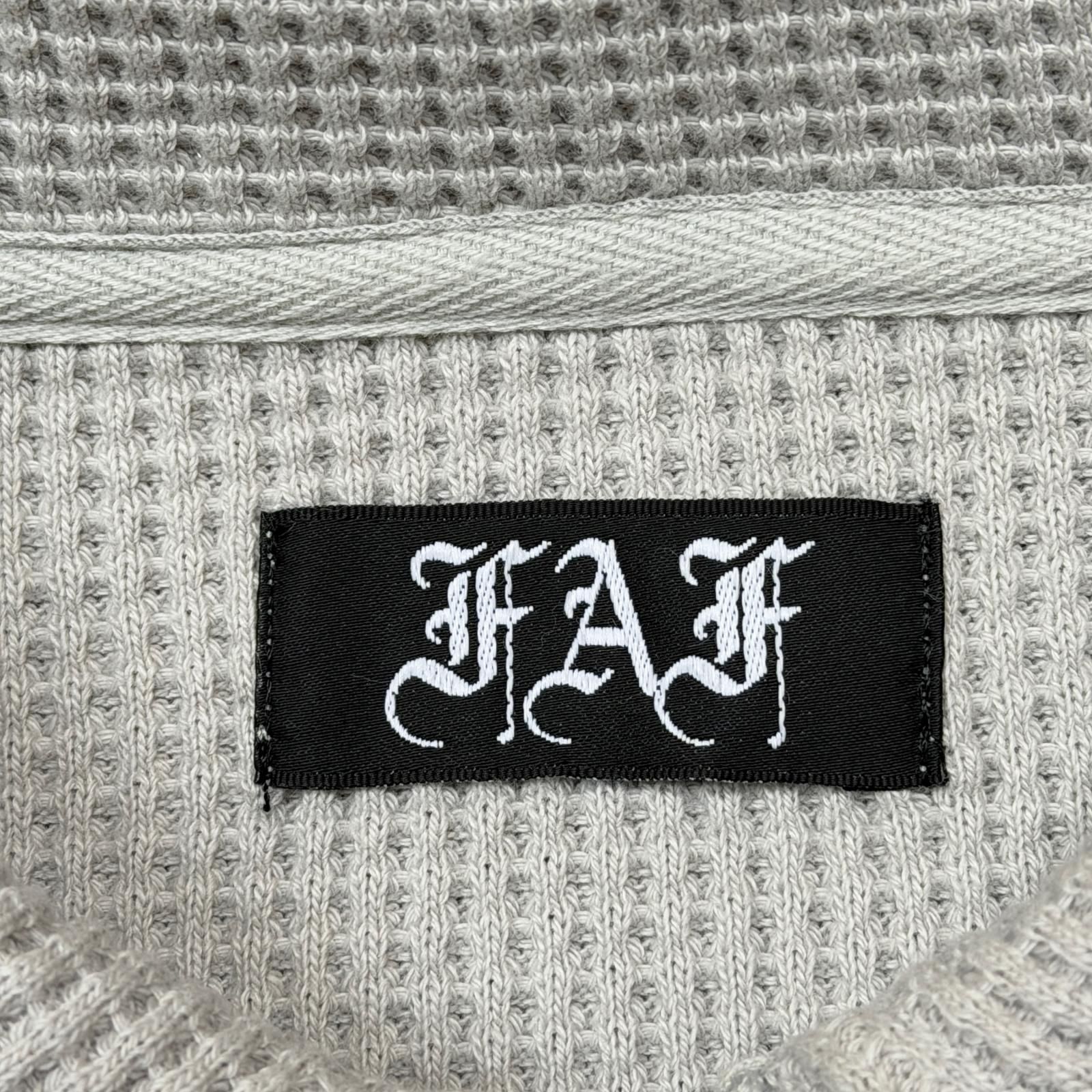 FAF(Fake As Flowers) THERMAL HALF ZIP PULLOVE サーマルハーフジップ