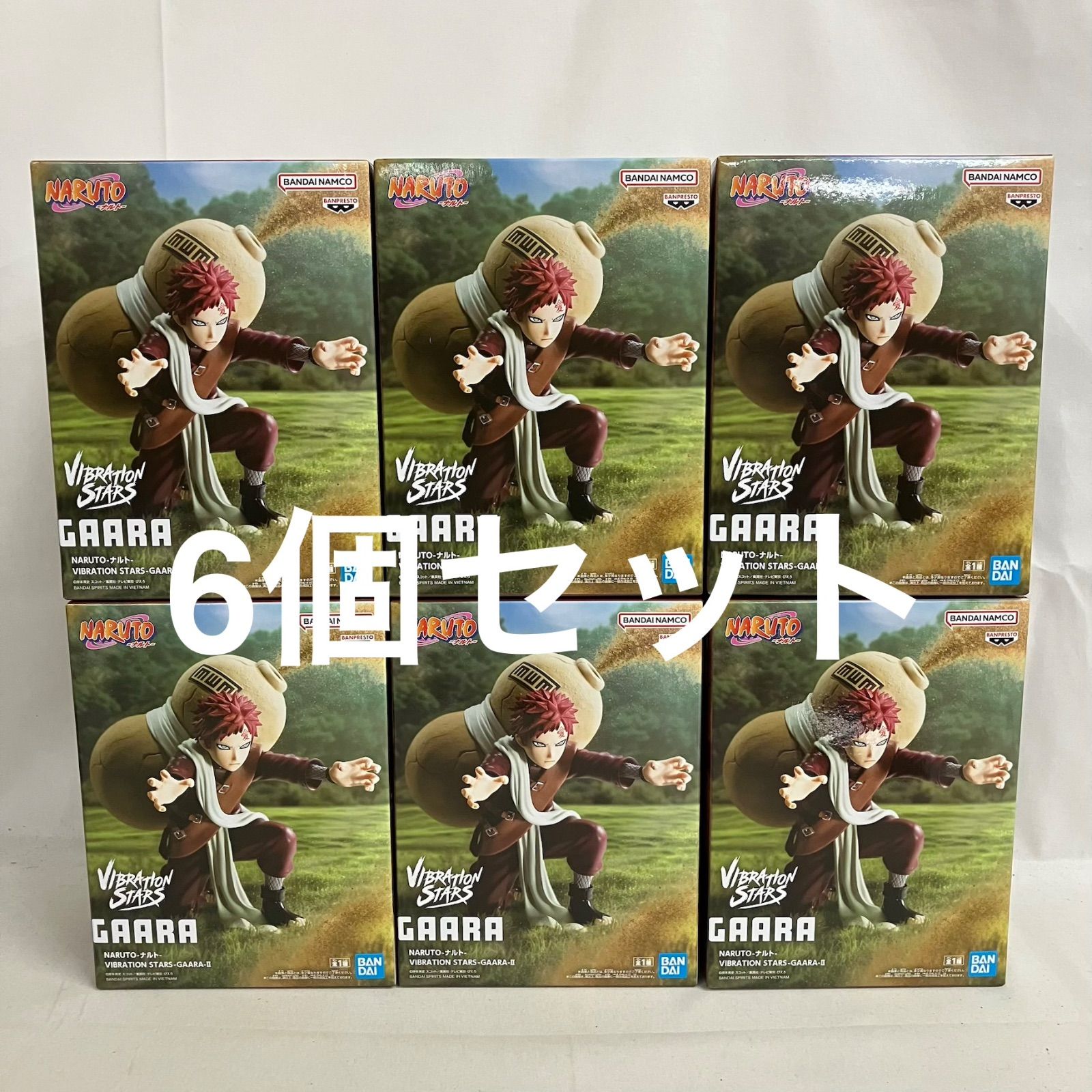 NARUTO VIBRATION STARS PLUS 我愛羅　6個セット ナルト疾風伝 VIBRATION STARS PLUS 我愛羅 フィギュア 6個 NARUTO