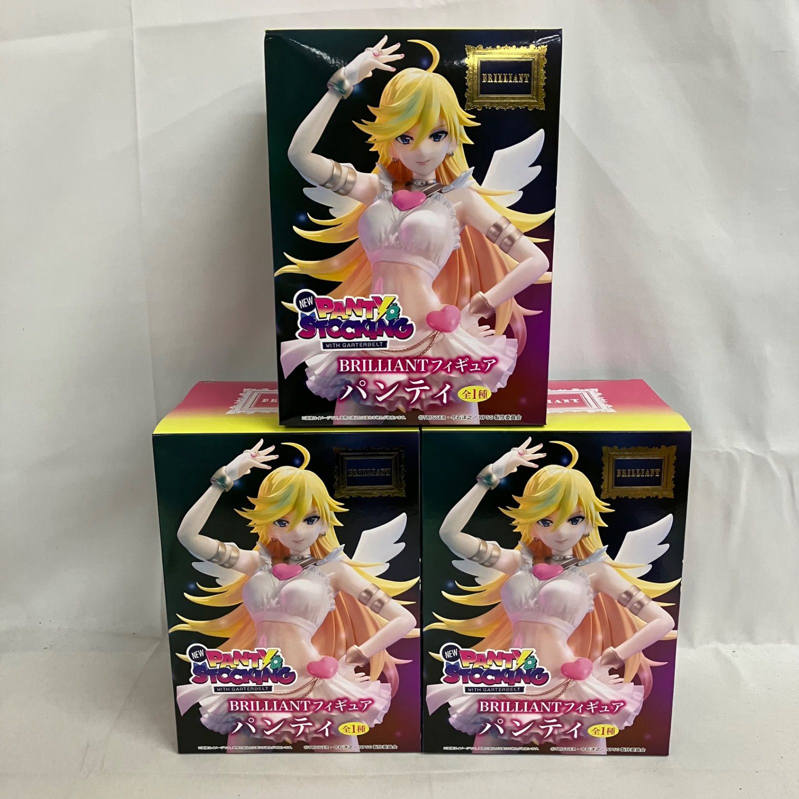 未開封 パンティ&ストッキング BRILLIANT パンティ フィギュア 3個 