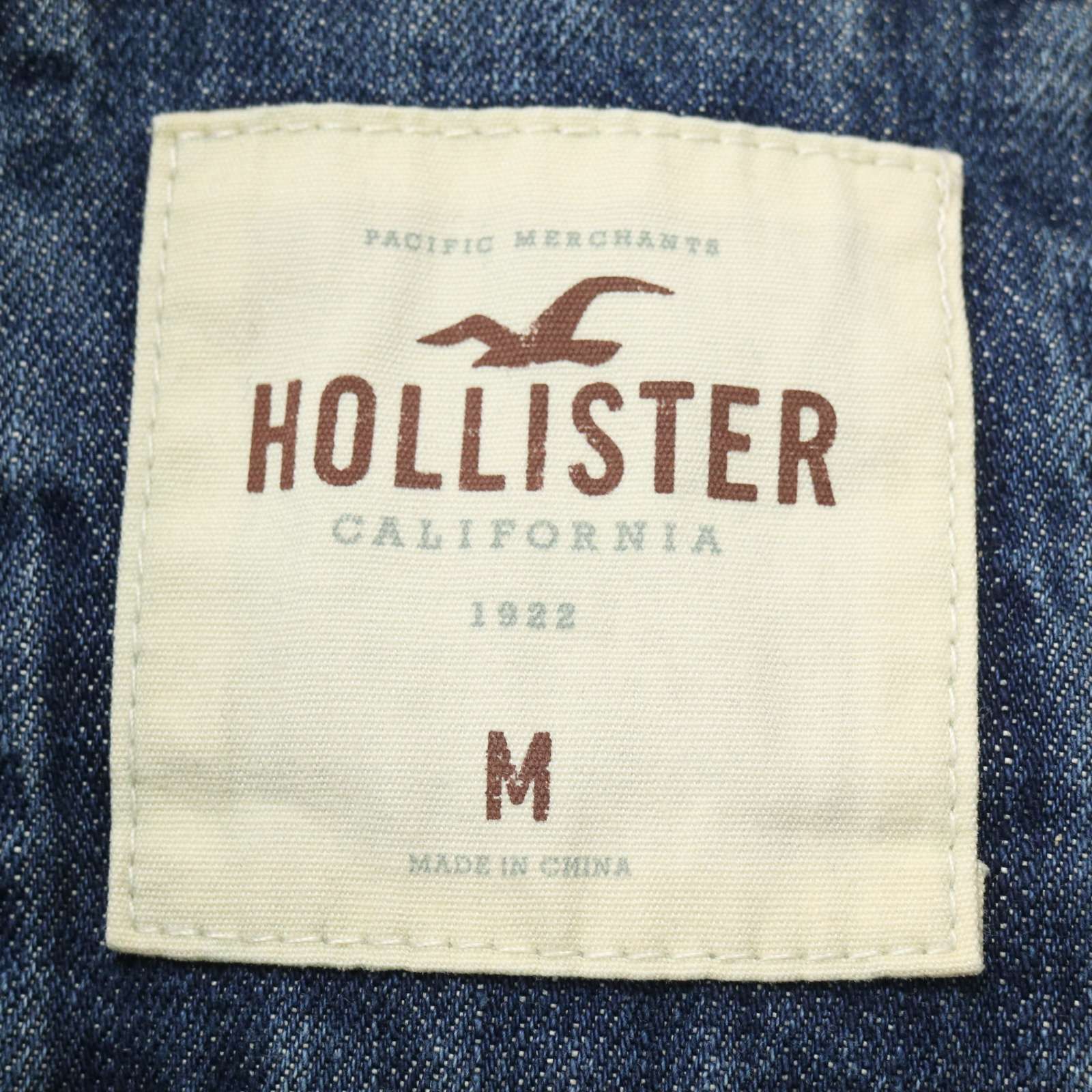 HOLLISTER ホリスター 通年 USED加工☆ 異素材 フーディー デニム 