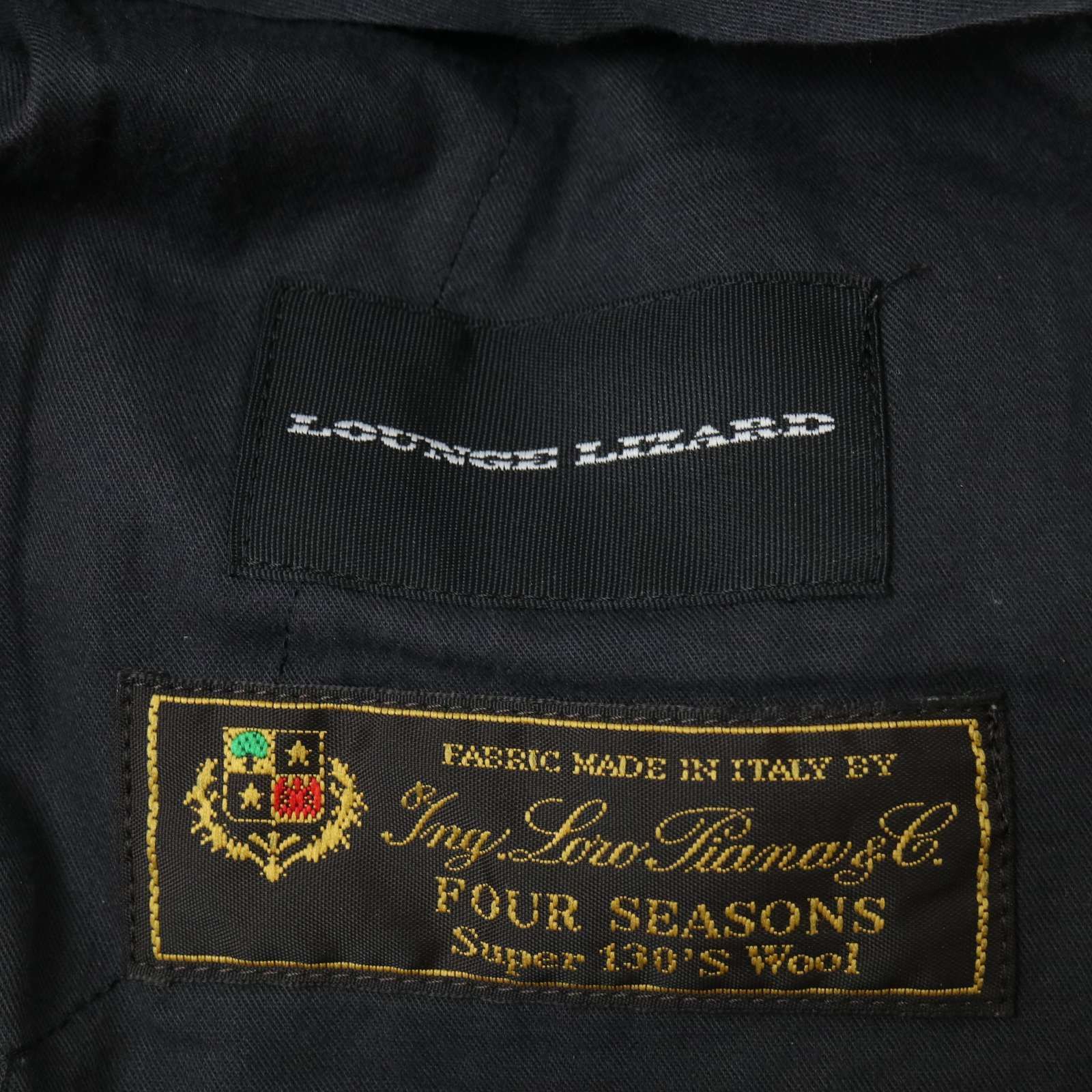 LOUNGE LIZARD ラウンジリザード 通年 伊製 ロロピアーナ生地☆ Super 