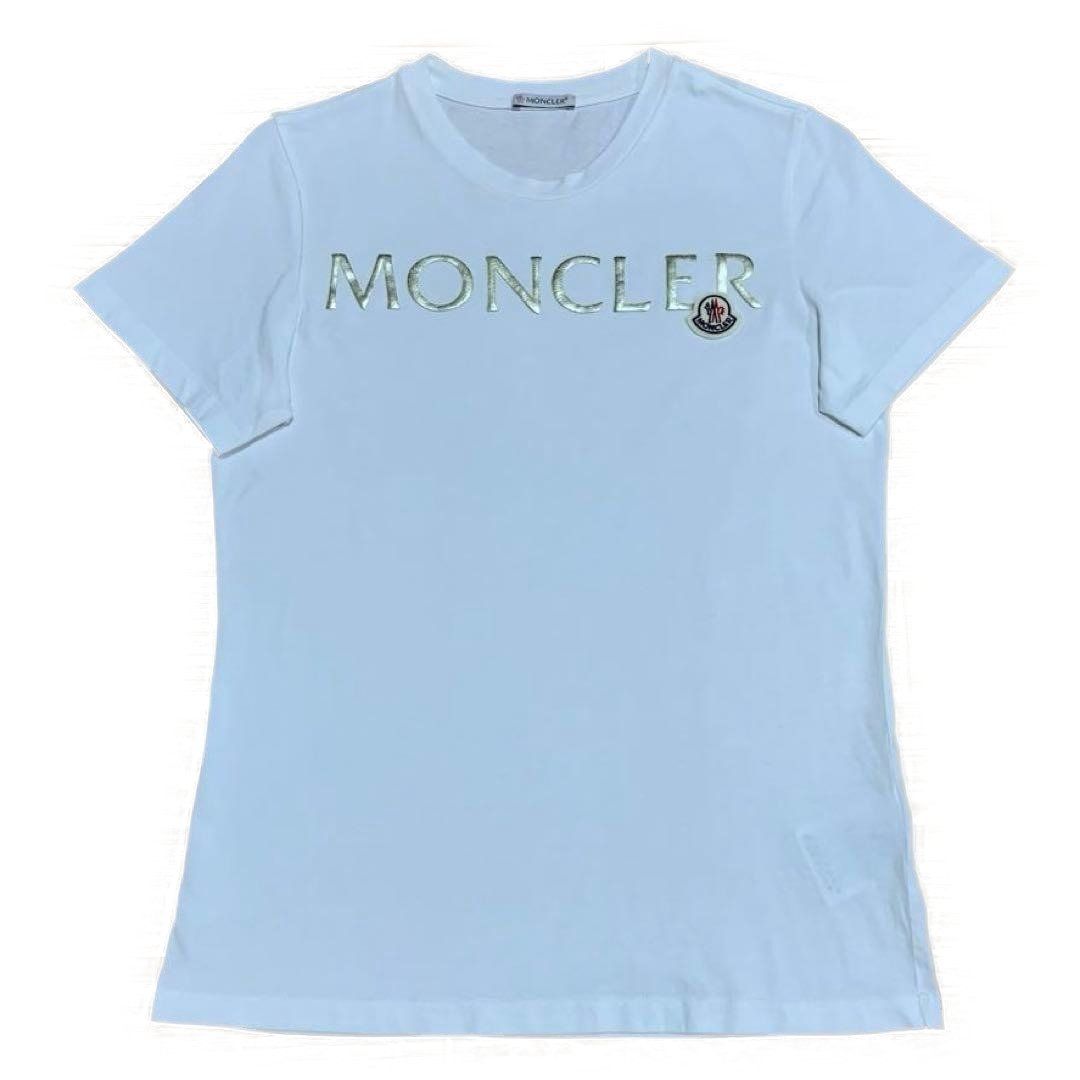 MONCLER ゴールドロゴ ワッペン Tシャツ レディース 5S49 - メルカリ