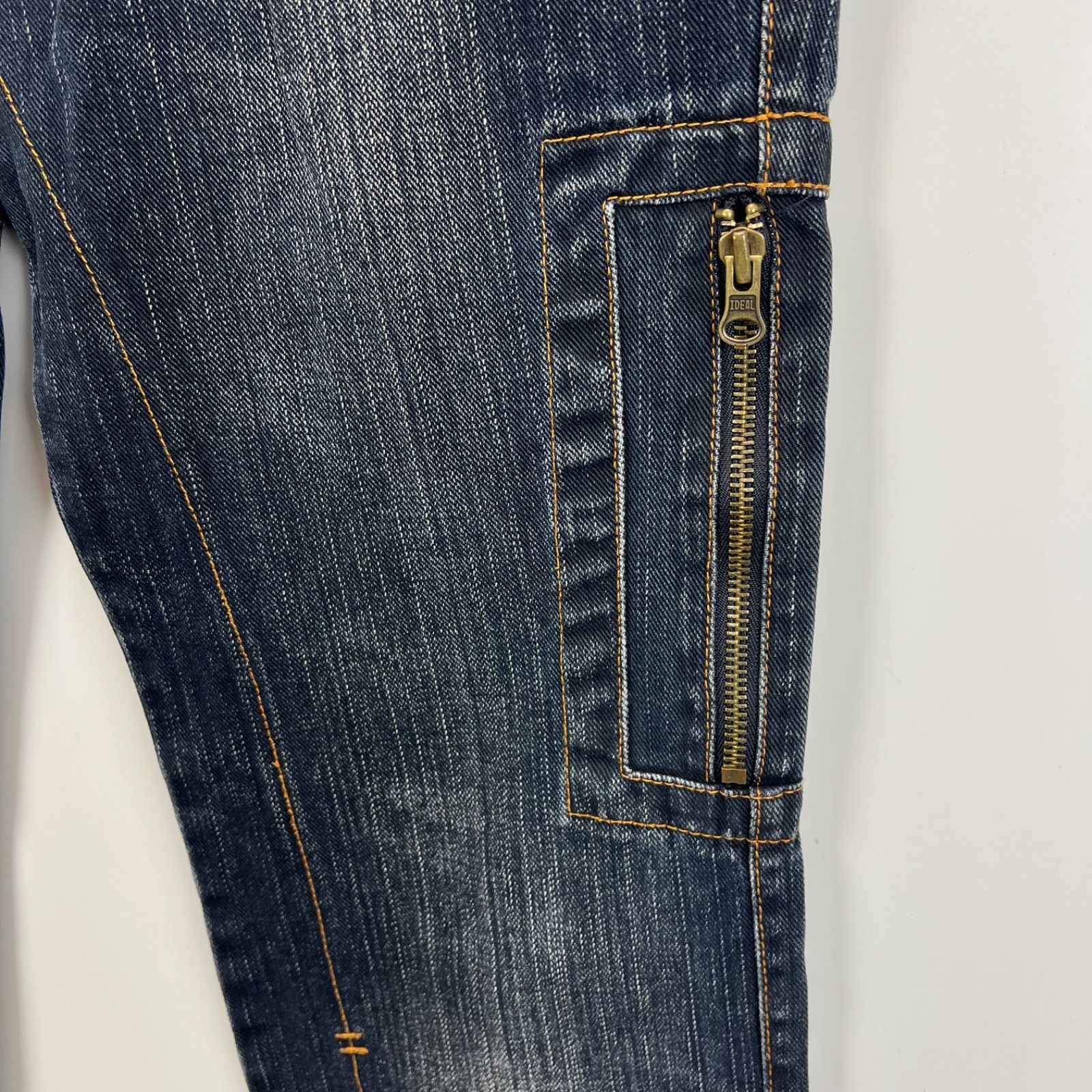 291295=HOMME 00s y2k archive many pocket denim pants 1 S メニー 