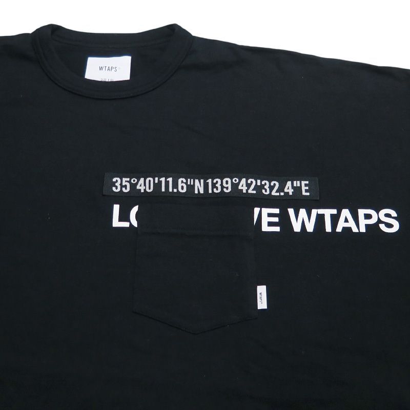 WTAPS ダブルタップス 22AW WTUBE/LS/COTTON 222ATDT-CSM11 ポケット 
