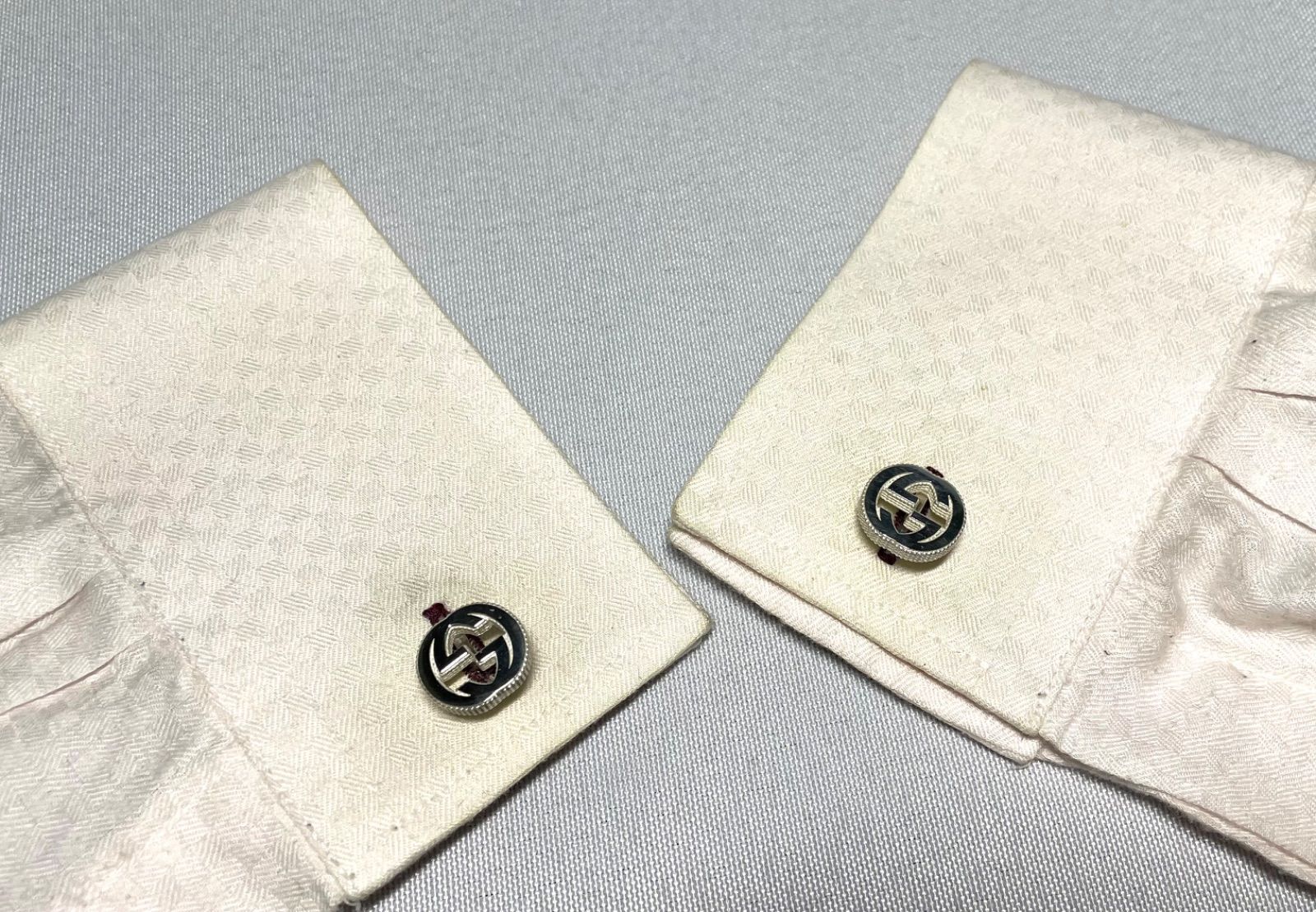 希少 GUCCI グッチ インターロッキングG GG ロゴデザイン スターリング