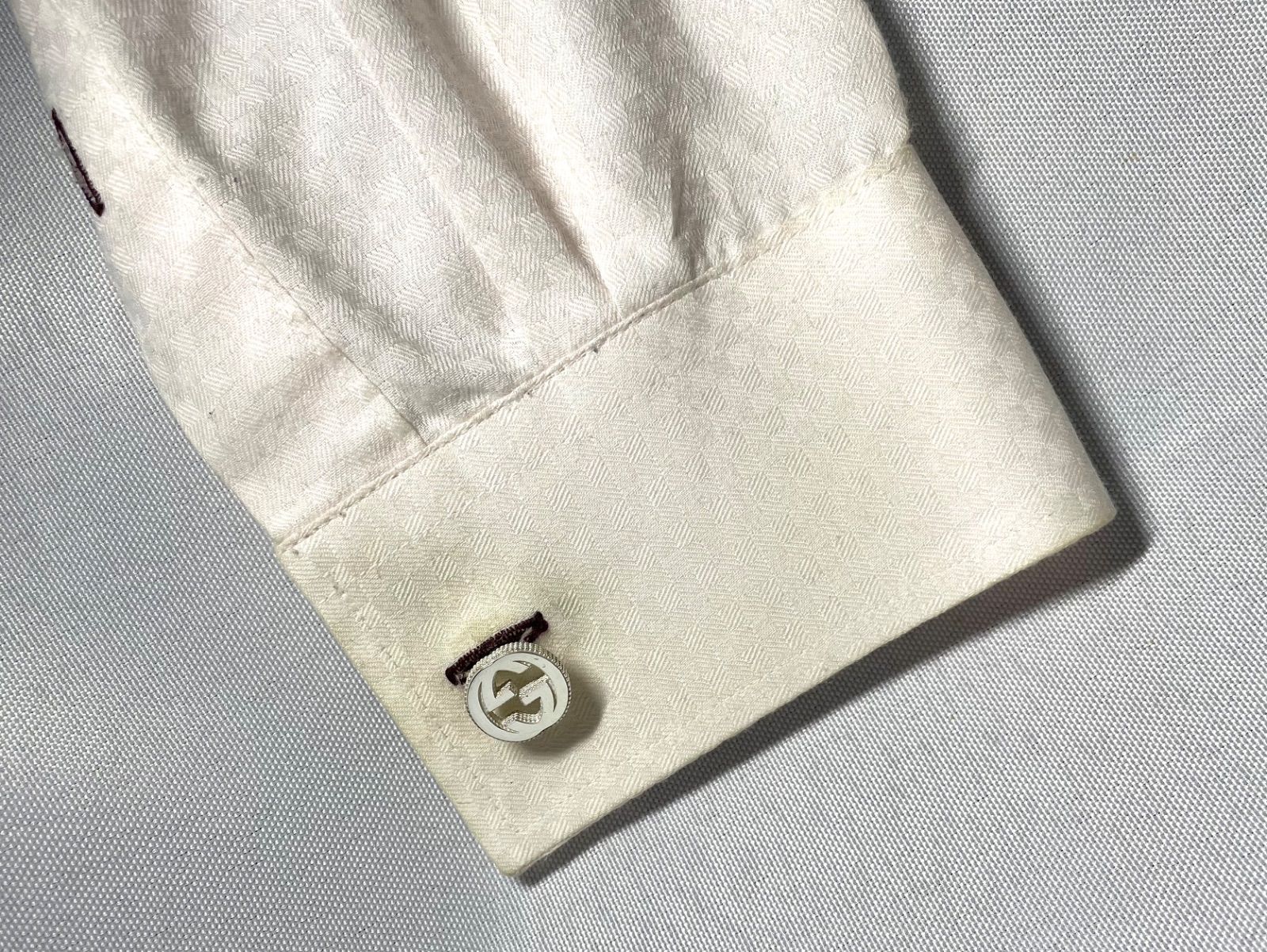 希少 GUCCI グッチ インターロッキングG GG ロゴデザイン スターリング