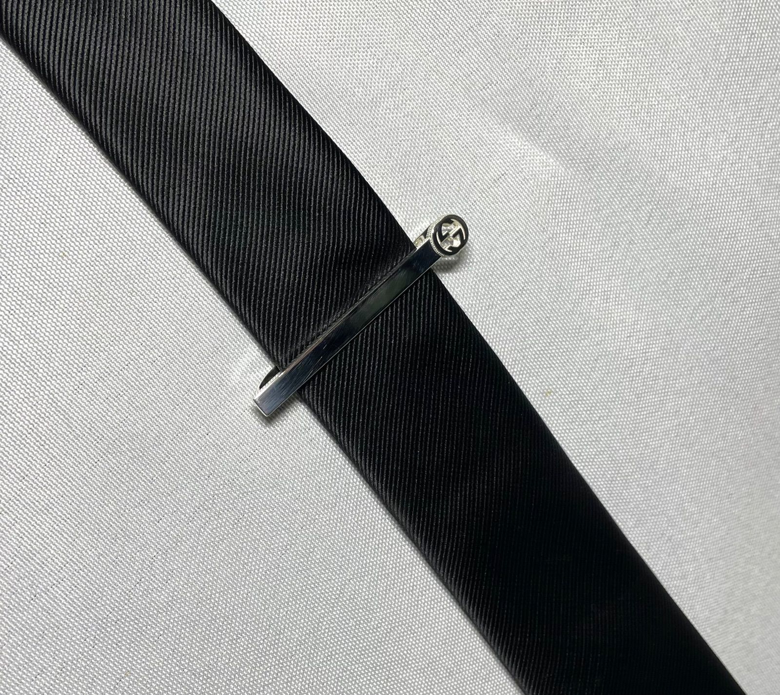 美品 GUCCI グッチ インターロッキング ダブルG 鏡面スターリング