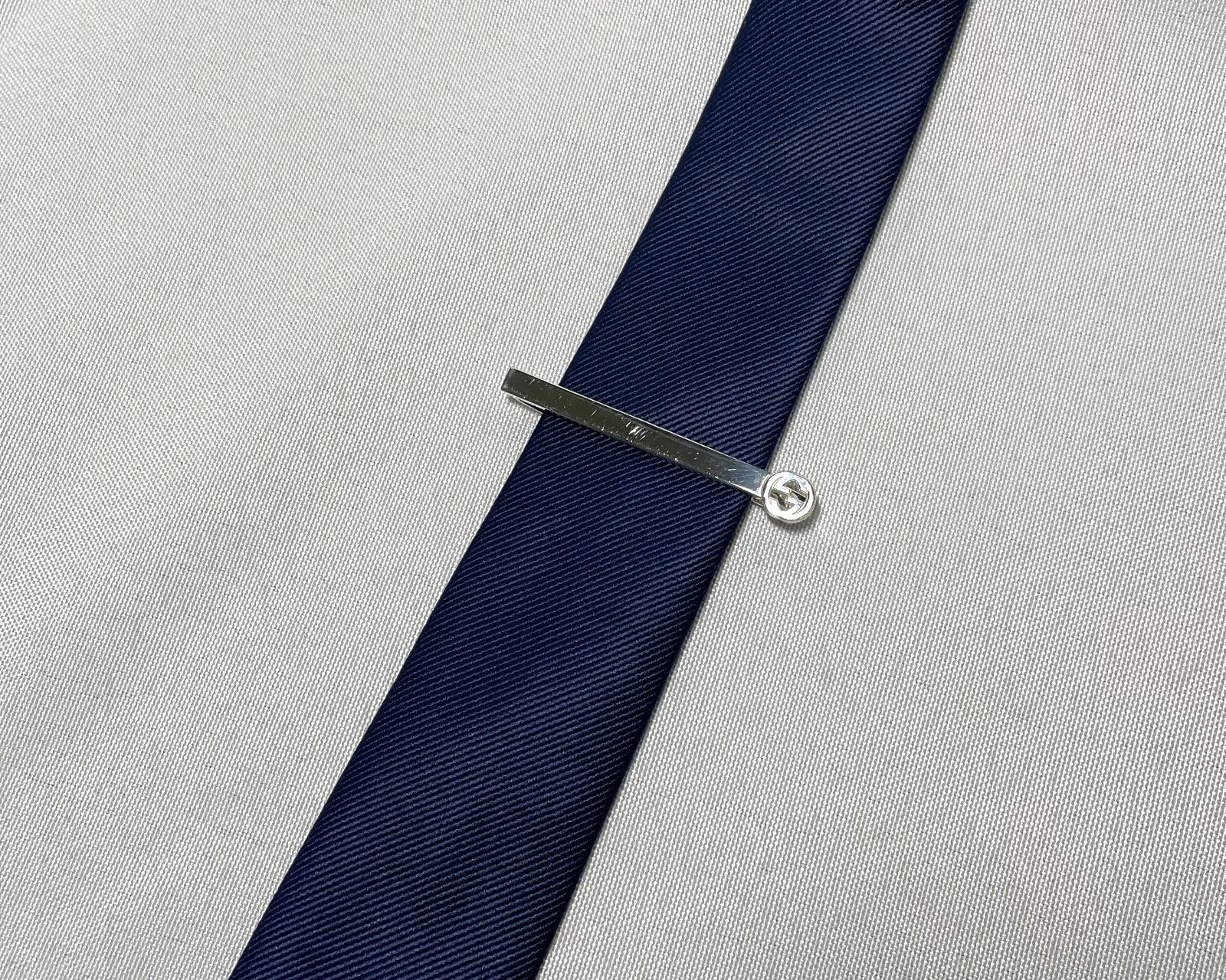 美品 GUCCI グッチ インターロッキング ダブルG 鏡面スターリング