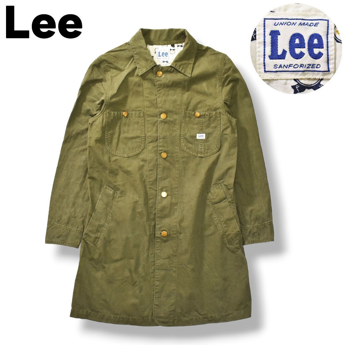 リー Lee ショップコート SHOP COAT ハーフコート M カーキ ♪ - メルカリ