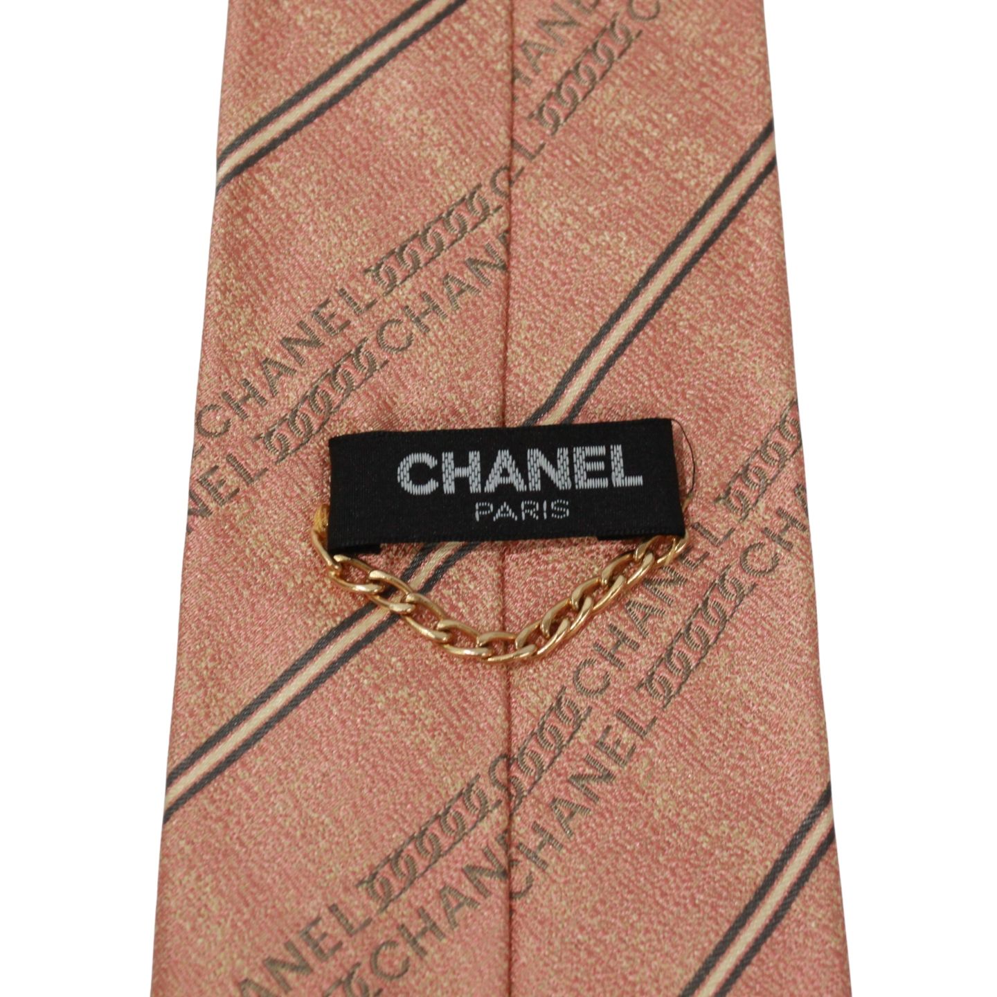 CHANEL ココマーク シルク ピンク ネクタイ - メルカリ