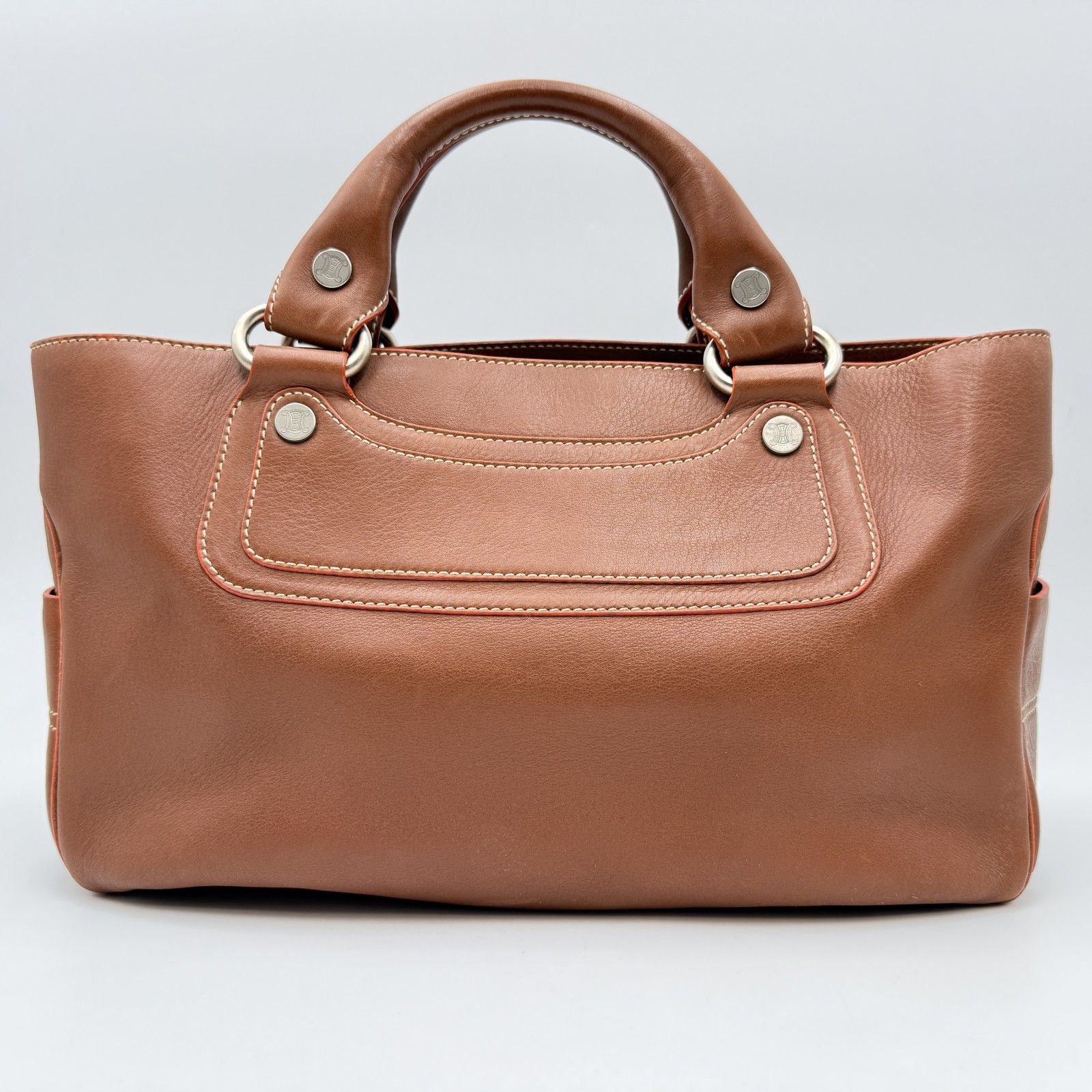 CELINE（セリーヌ）ブギーバッグ ハンドバッグ ブラウン レザー 