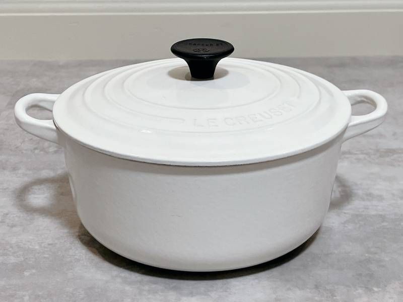 LE CREUSET ルクルーゼ ココットロンド 20㎝ ホワイト 白 両手鍋 LE CREUSET ルクルーゼ ココットロンド 20㎝ ホワイト 白 両手鍋