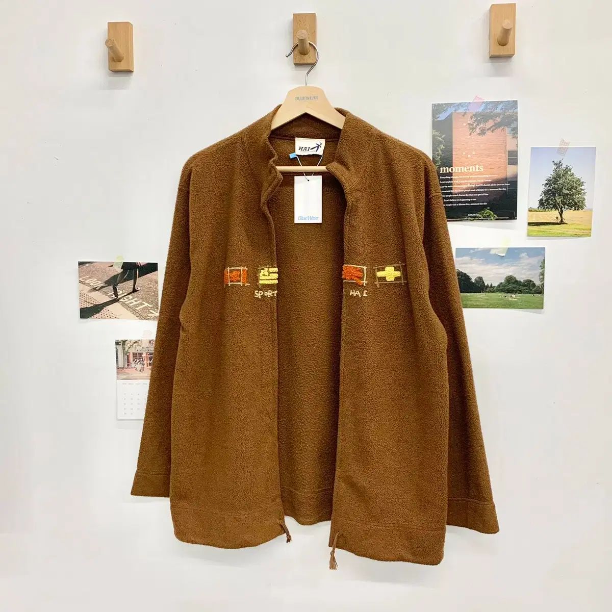 M ） ISSEY MIYAKE(イッセイミヤケ) HAI フリース オープン ジャケット 