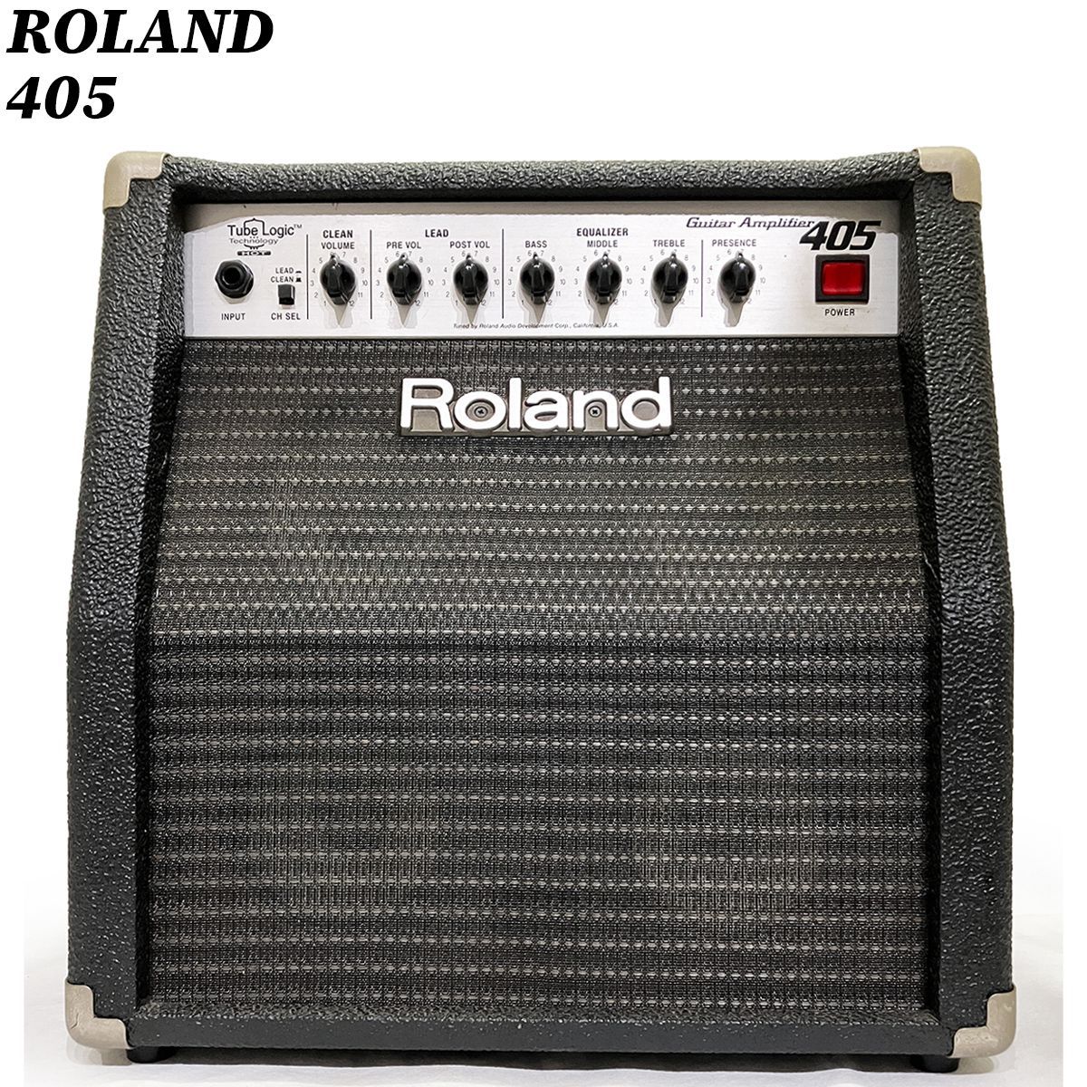 【クーポン】ギター アンプ 楽器 機材 ローランド ４０５ ギターアンプ ROLAND 405 GUITAR AMP 正規品  完動品 動作確認 ブランド 匿名配送