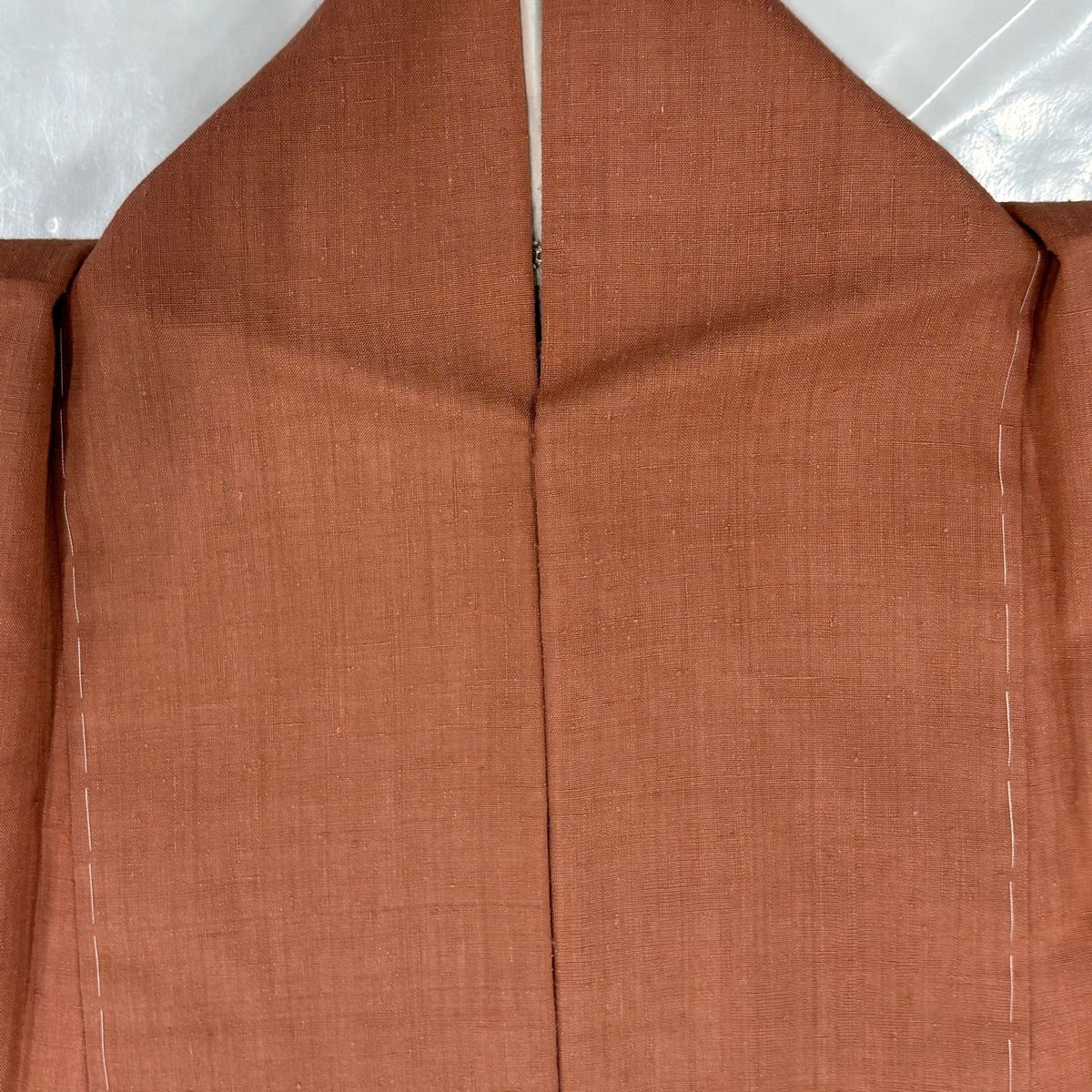 結城紬 美品 逸品 証紙 藤貫株式会社 鶯色 袷 身丈158cm 裄丈62.5cm S