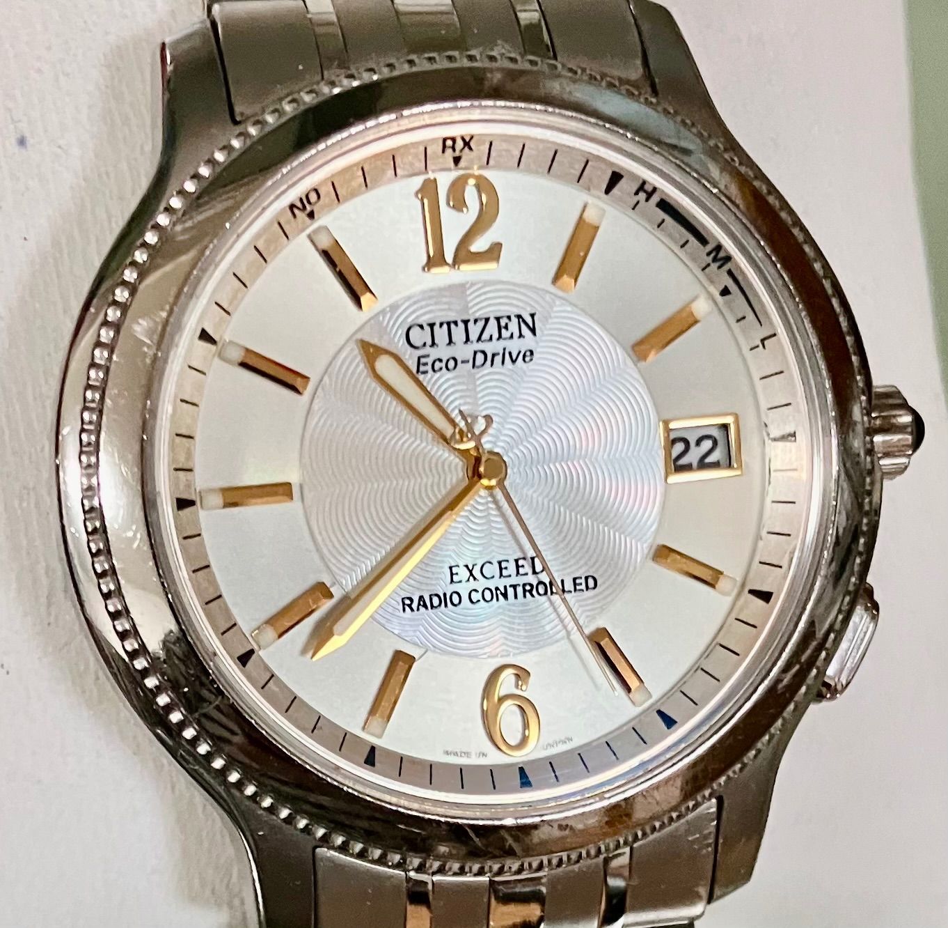☆稼働品☆CITIZEN シチズン/EXCEED エクシード☆H410-T007716☆エコ 