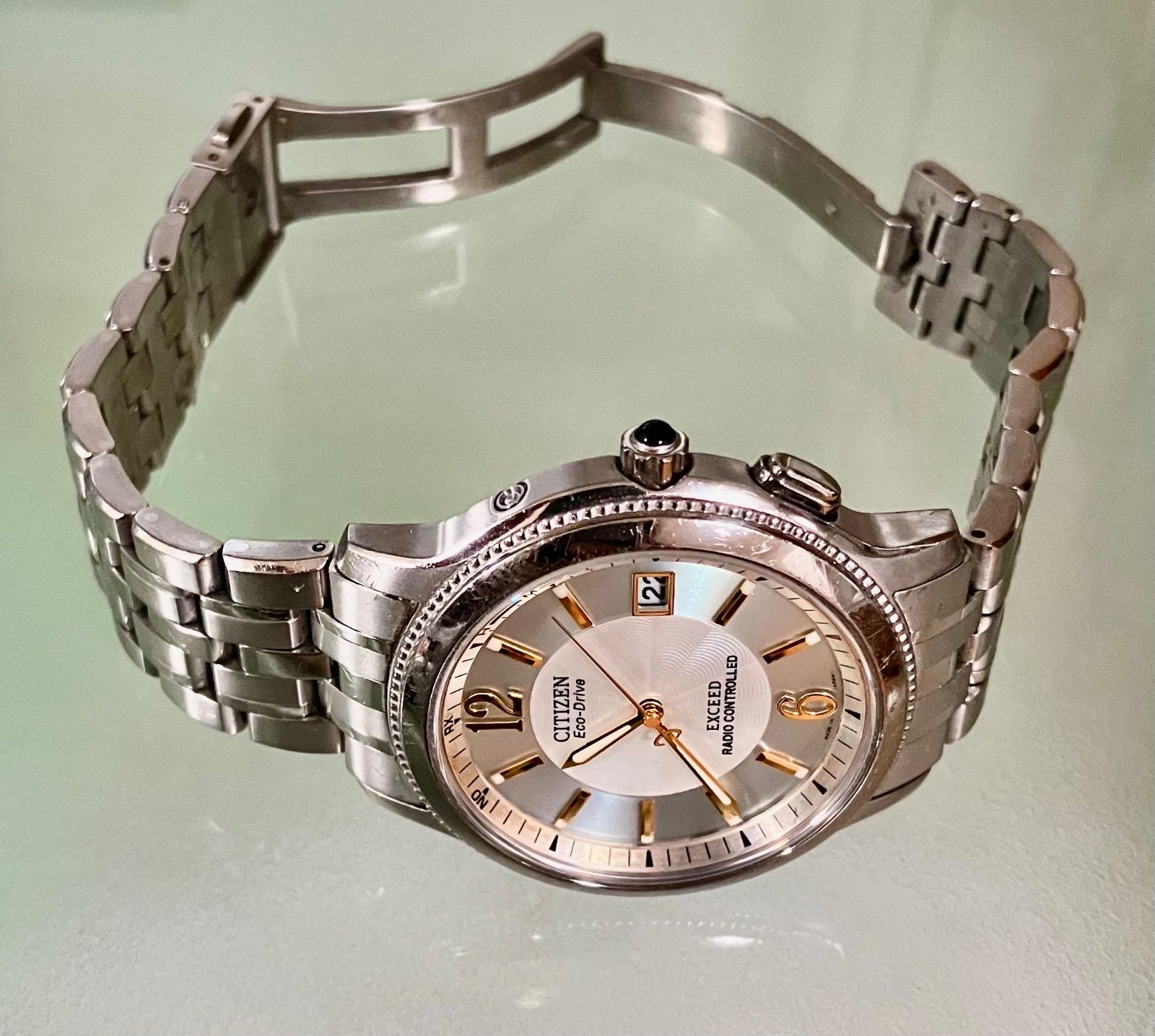 ☆稼働品☆CITIZEN シチズン/EXCEED エクシード☆H410-T007716☆エコ 