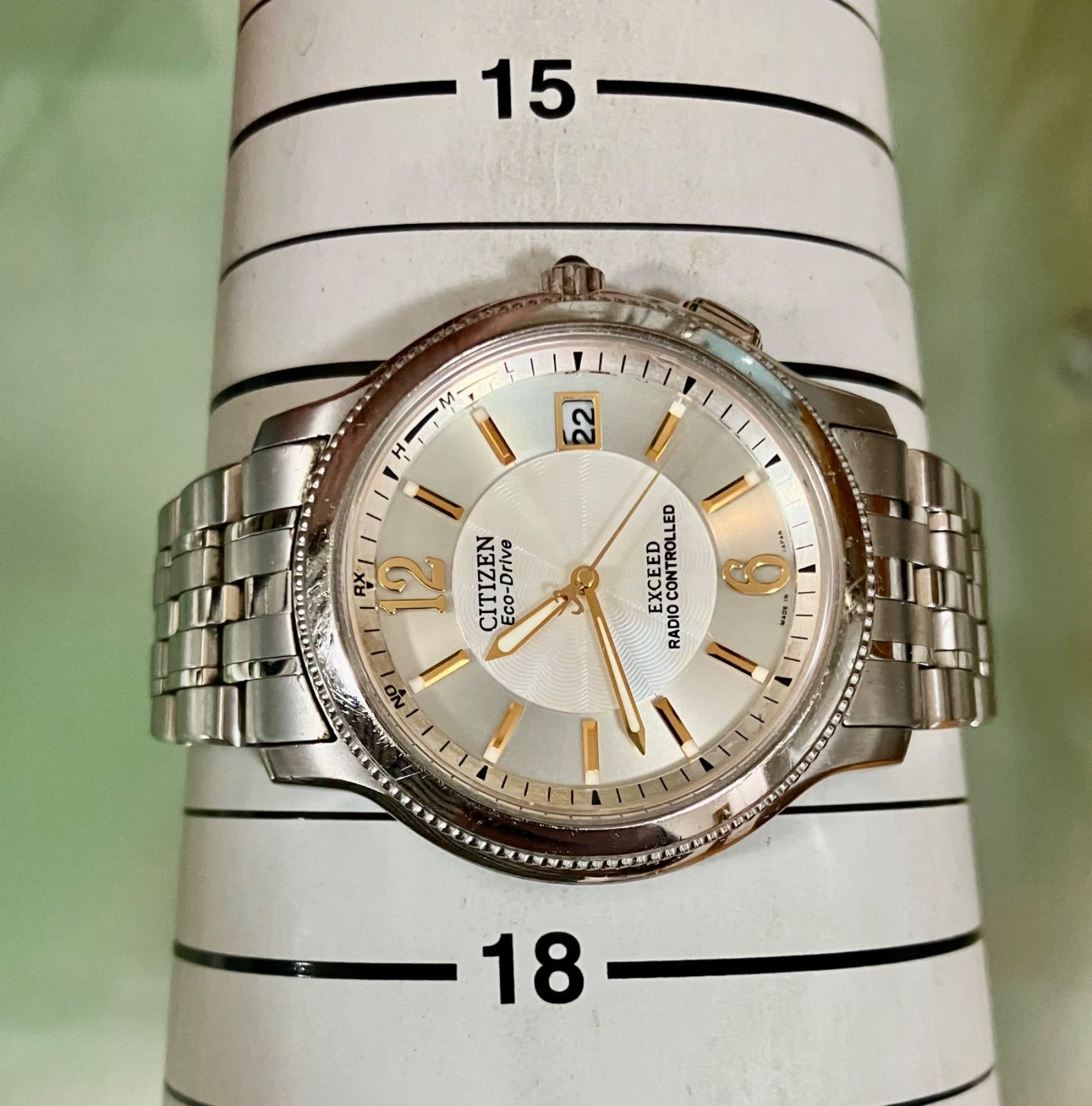 ☆稼働品☆CITIZEN シチズン/EXCEED エクシード☆H410-T007716☆エコ 