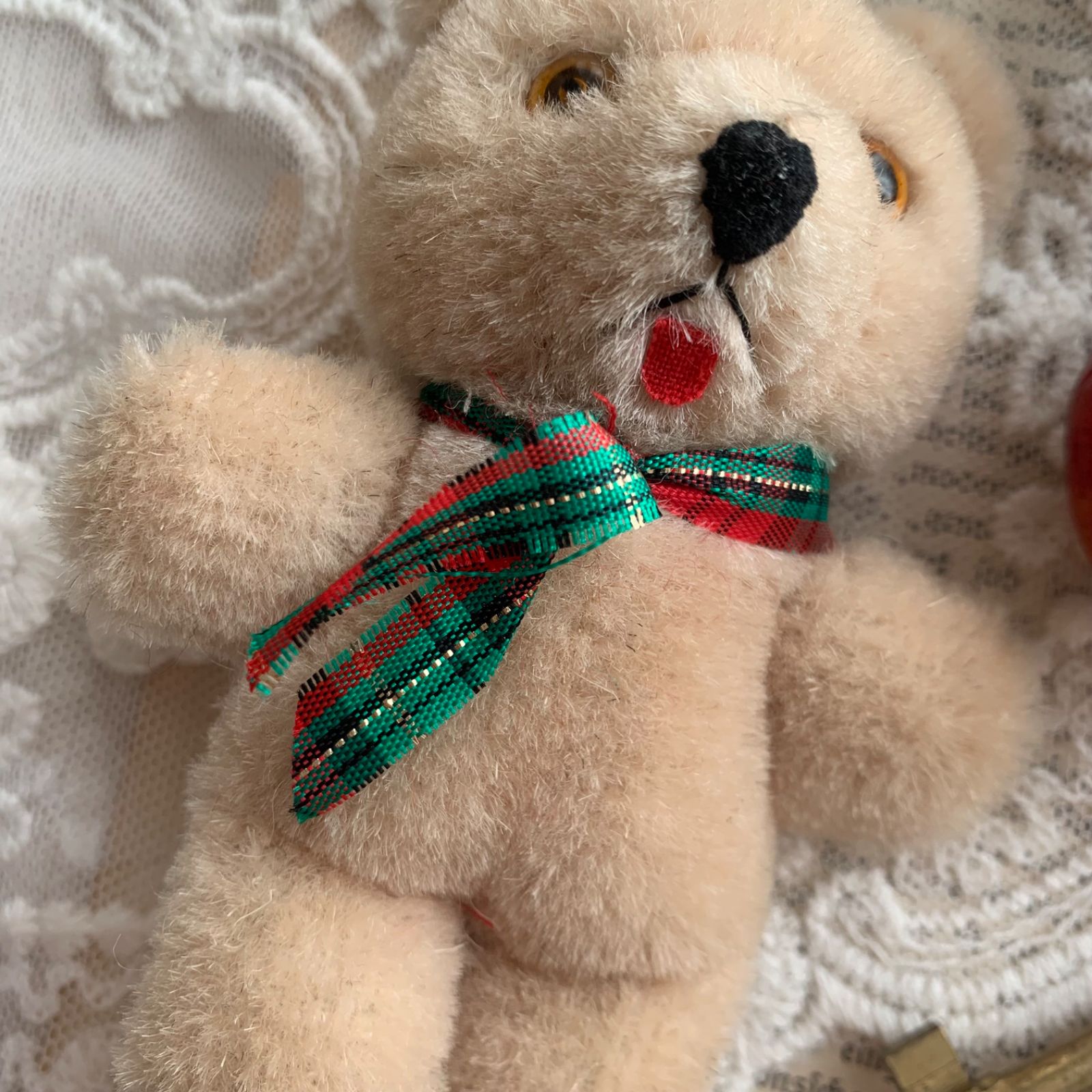 テディベア 小さな いちごミルク色 リス ぬいぐるみ 玩具 レトロ テディベア 小さな いちごミルク色 リス ぬいぐるみ 玩具 レトロ