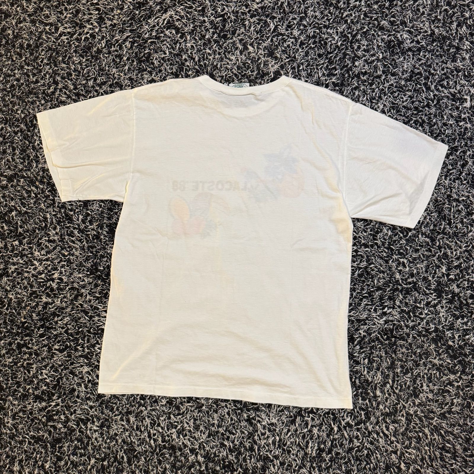 80s 90s IZOD LACOSTE トロピカル 鳥 グラフィックTシャツ USA製 