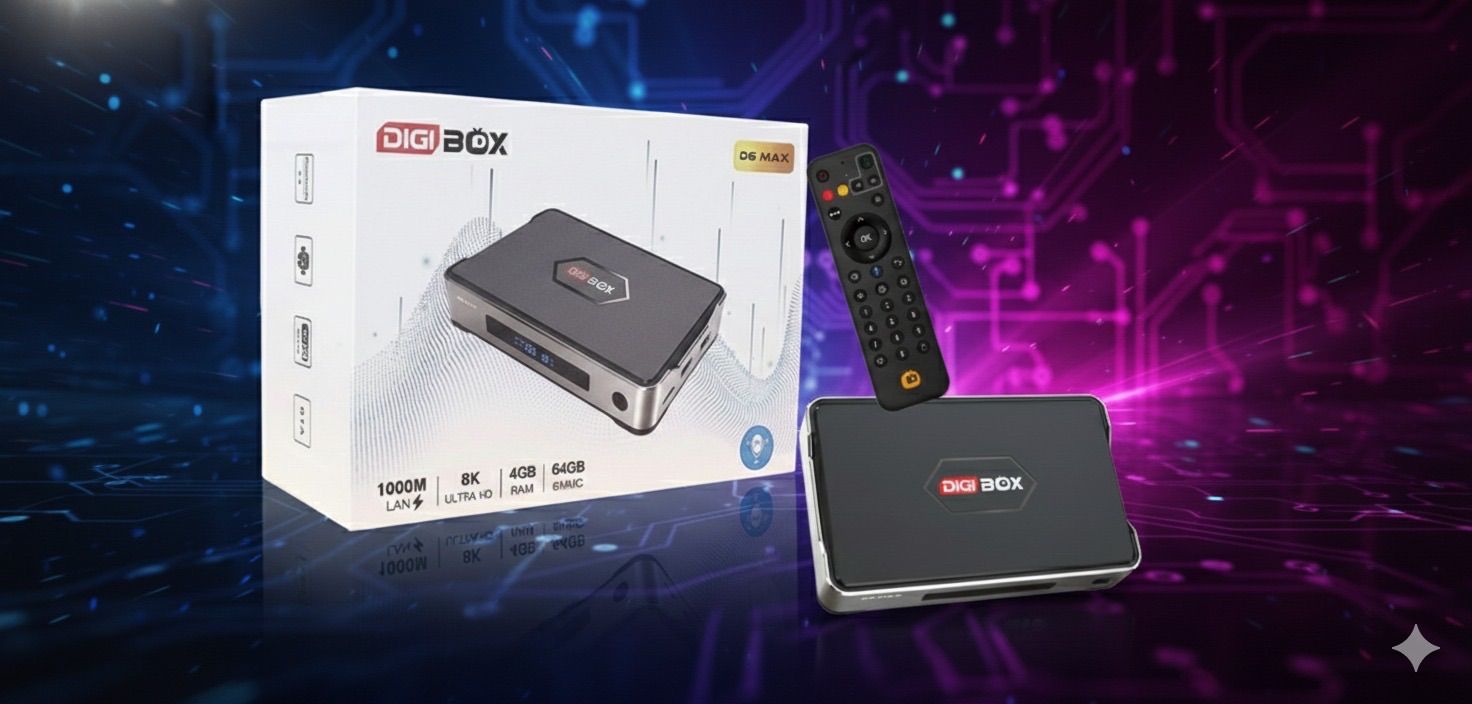 即時発送 DIGIBOX D6 MAX 8K対応 Wi-Fi6＋千兆LAN｜AI音声リモコン