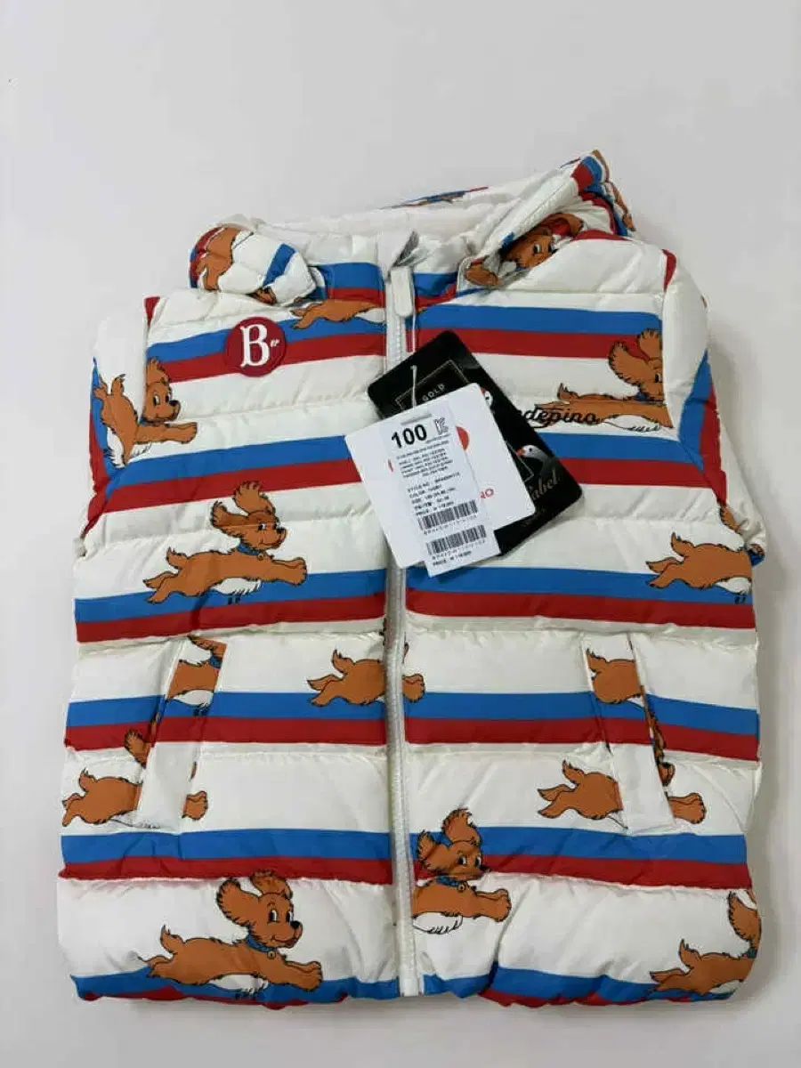 BEBE DE PINO ベベデピノ キッズ ダウン アウター 犬 パータン 新品