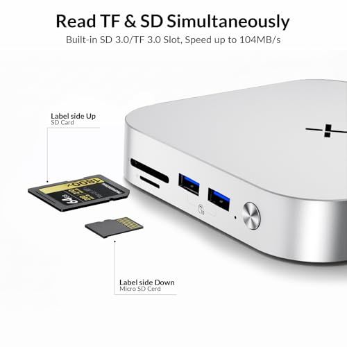 iDsonix Mac Mini M4 ドック（M.2 NVMe/SATA SSDエンクロージャ搭載