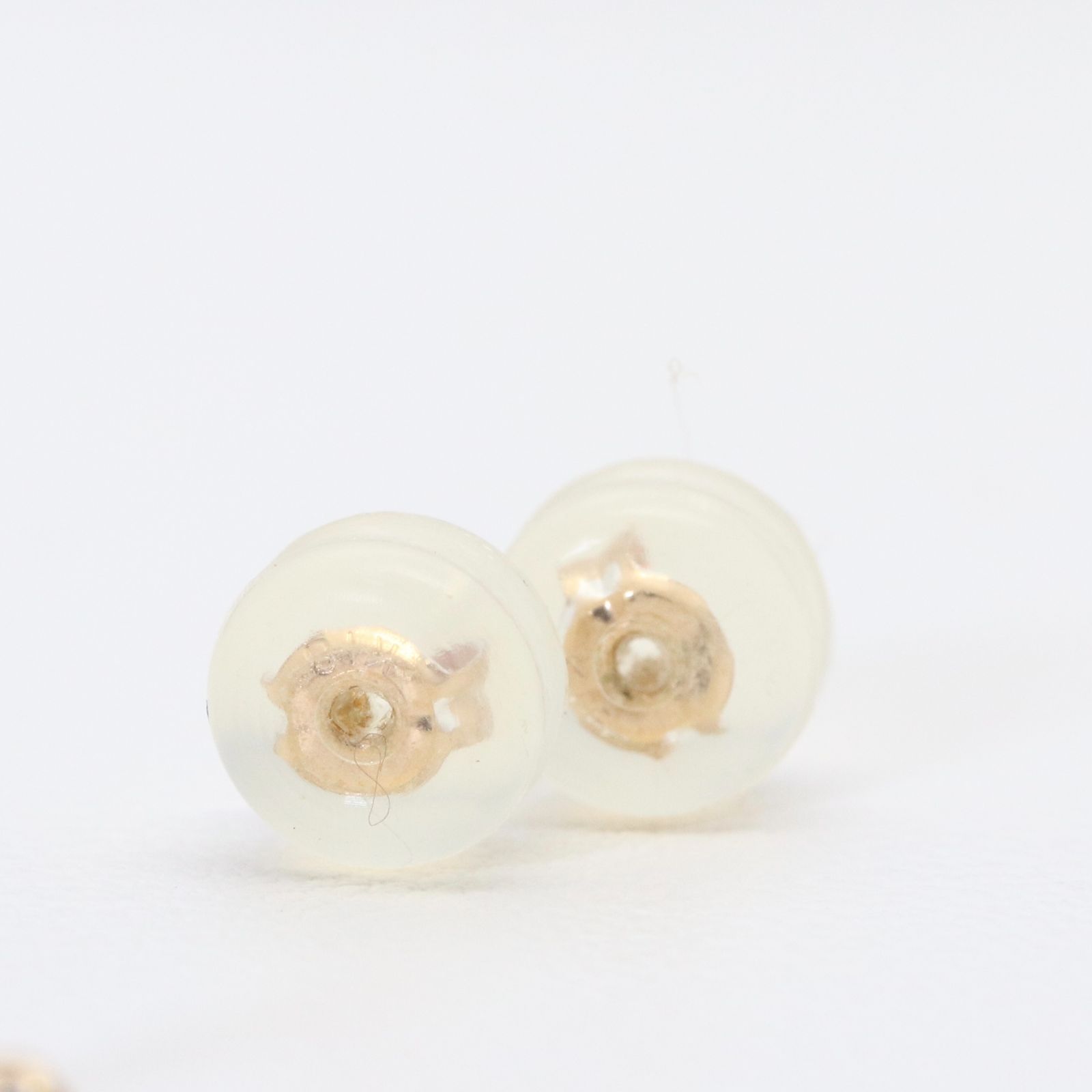 美品 ヴァンドーム青山 ダイヤモンド Vモチーフ K18 ピアス/24-160S 