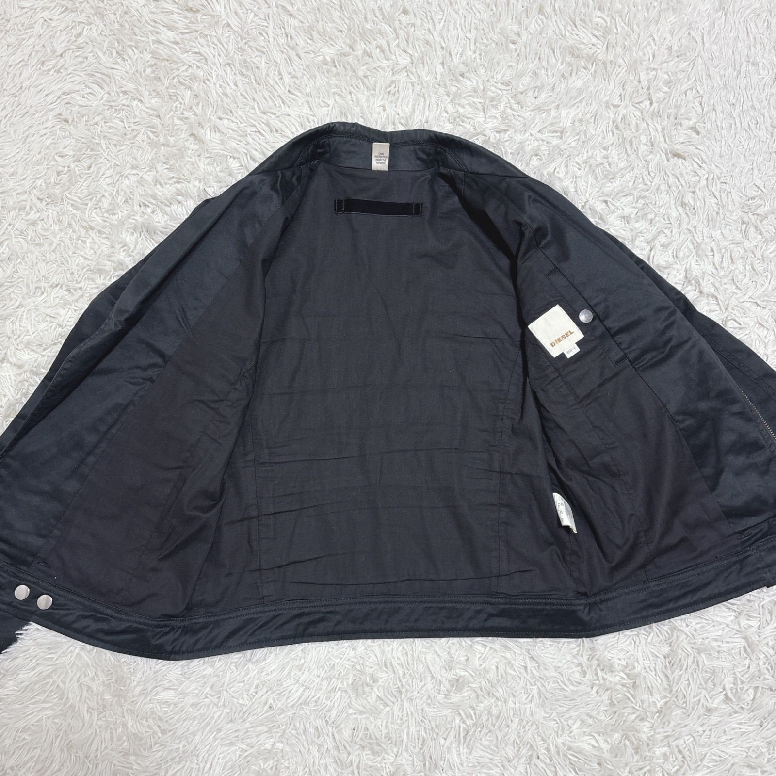DIESEL Lサイズ ライダースジャケット ダブルジャケット バック 