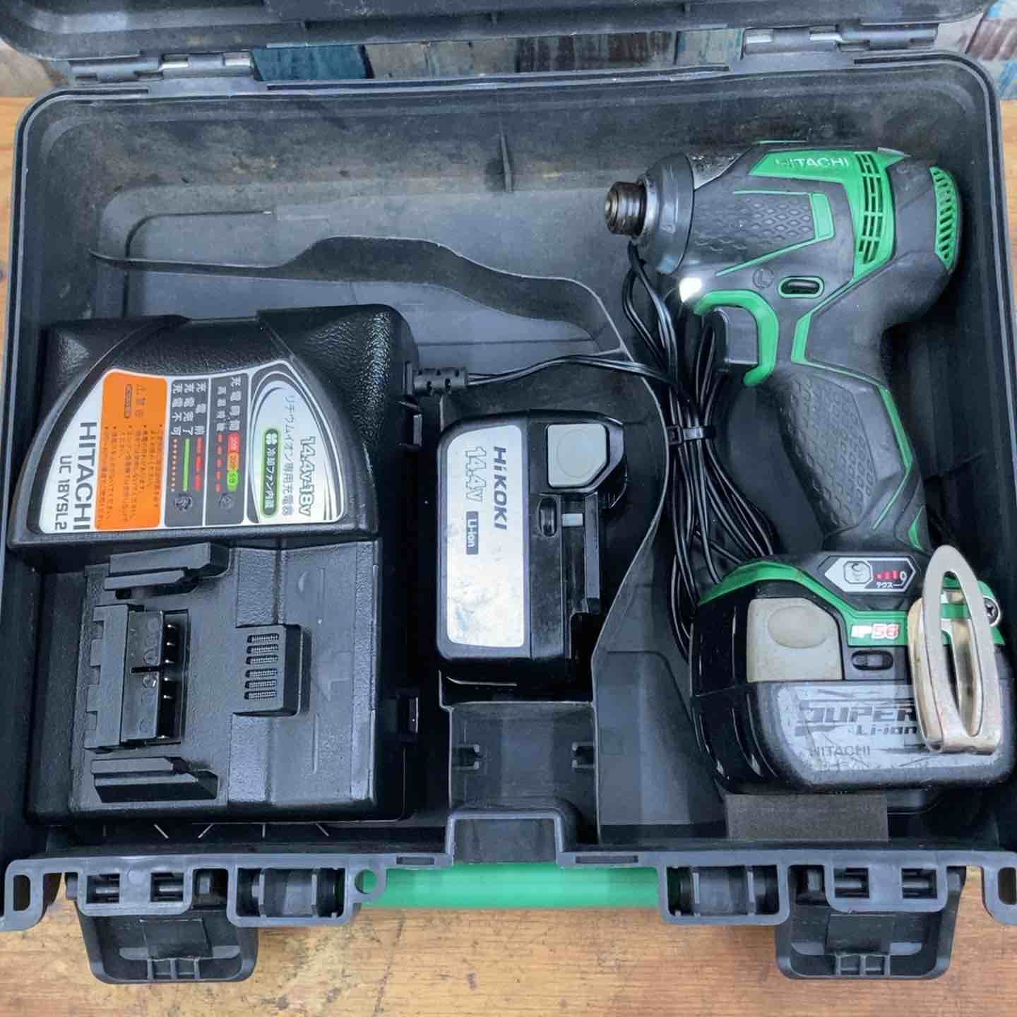 中古品】ハイコーキ(HIKOKI ※旧:日立工機) コードレスインパクト 
