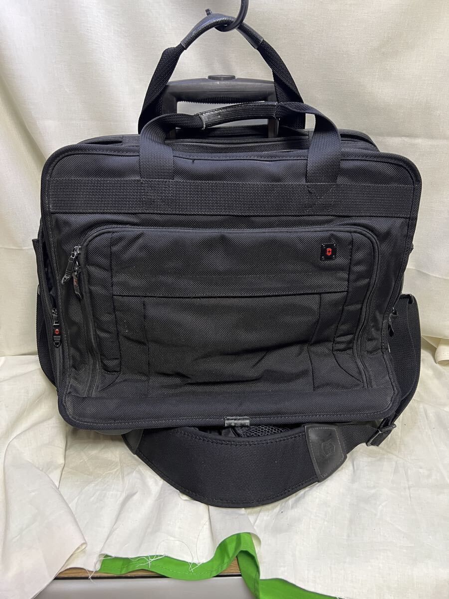ビクトリアノックス！ 3way キャリー付きビジネスバッグ！@Y寝 VICTORINOX（ビクトリノックス） アロックスネロ ビジネスバッグ 3WAY