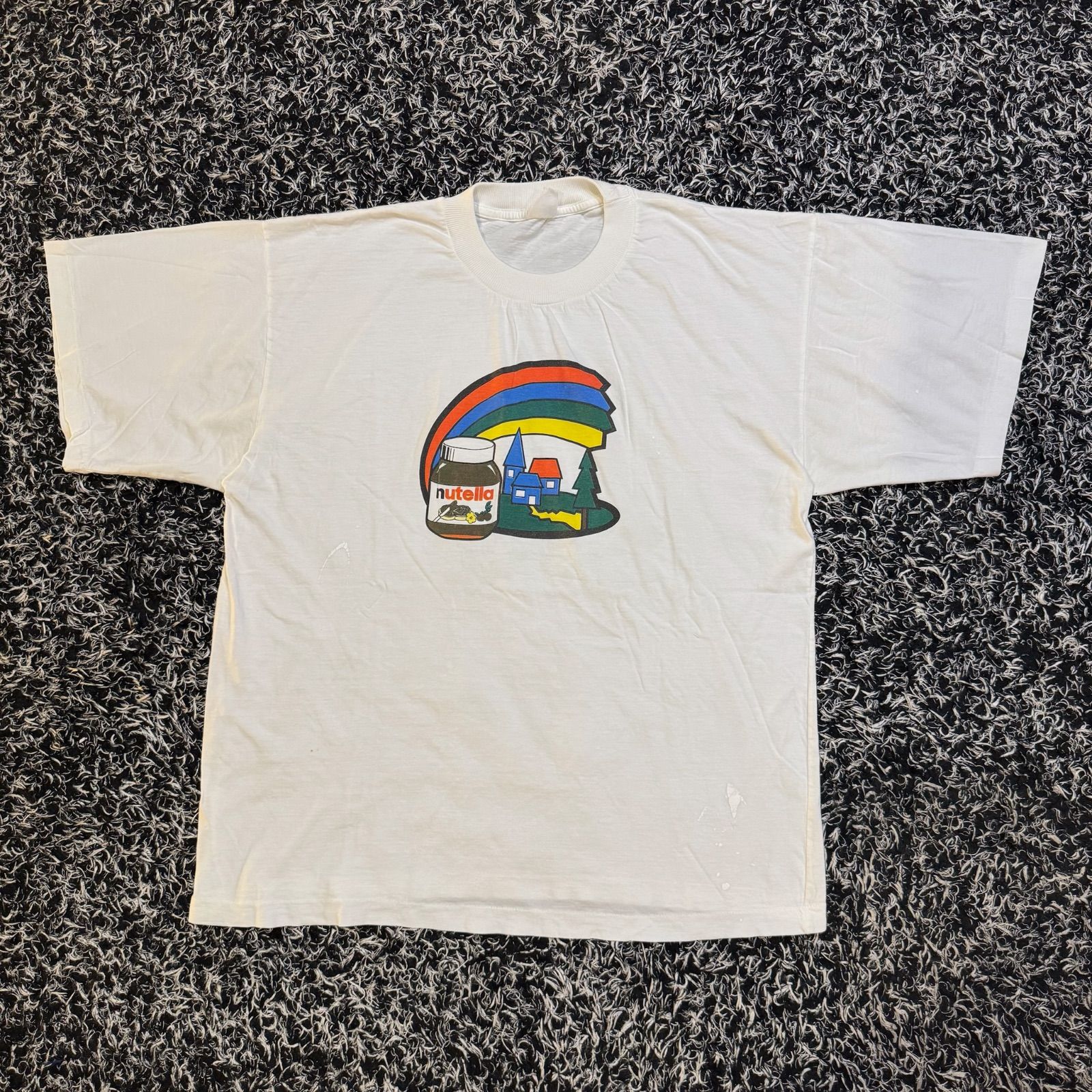 90s Nutella Chocolate Promo Vintage Tshirts EuroVintage ヌテラ 