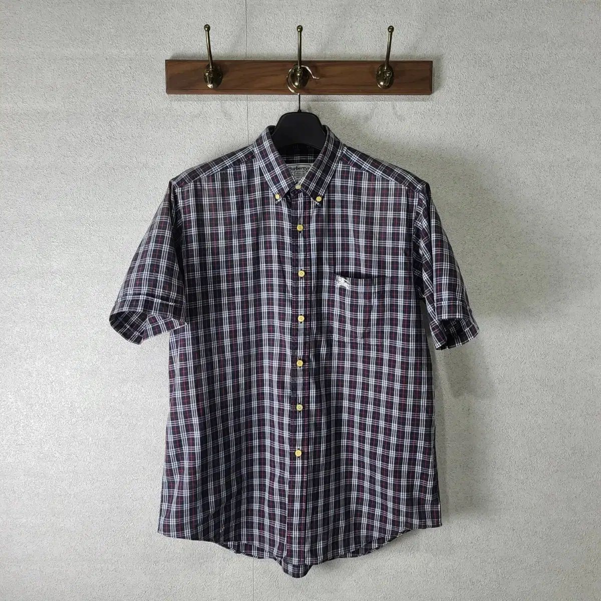 BURBERRY バーバリー パープル ノバチェック 半袖 Tシャツ S 新品 