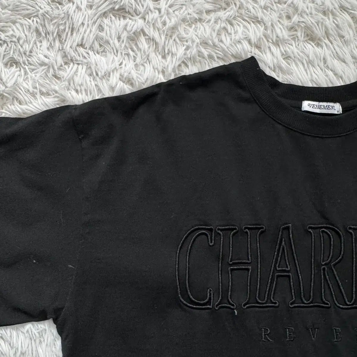VEHEMENT 日本ヴィンテージ ユニセックス 半袖Tシャツ ノーブランド 
