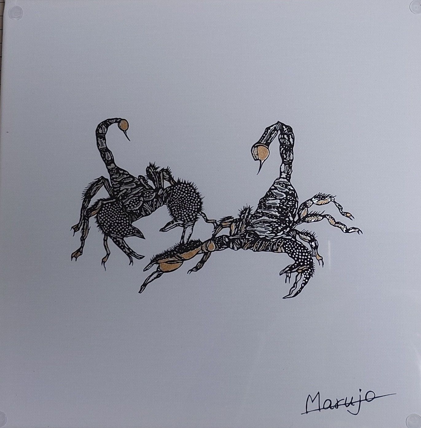 さそり切り絵 5,199円