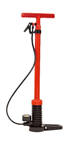 新品 フルプラ ダイヤポンプ空気入れ圧力計付きレッド 910R
