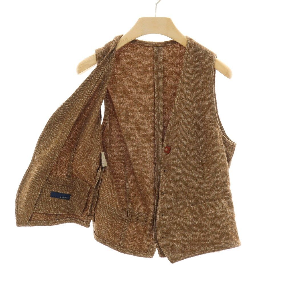 中古】ラルディーニ LARDINI ウールリネンナイロンカシミヤ 