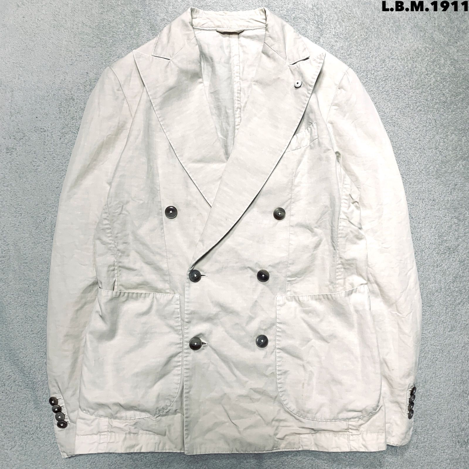 L.B.M.1911 テーラードジャケット ブレザー ダブルブレスト SLIM FIT 