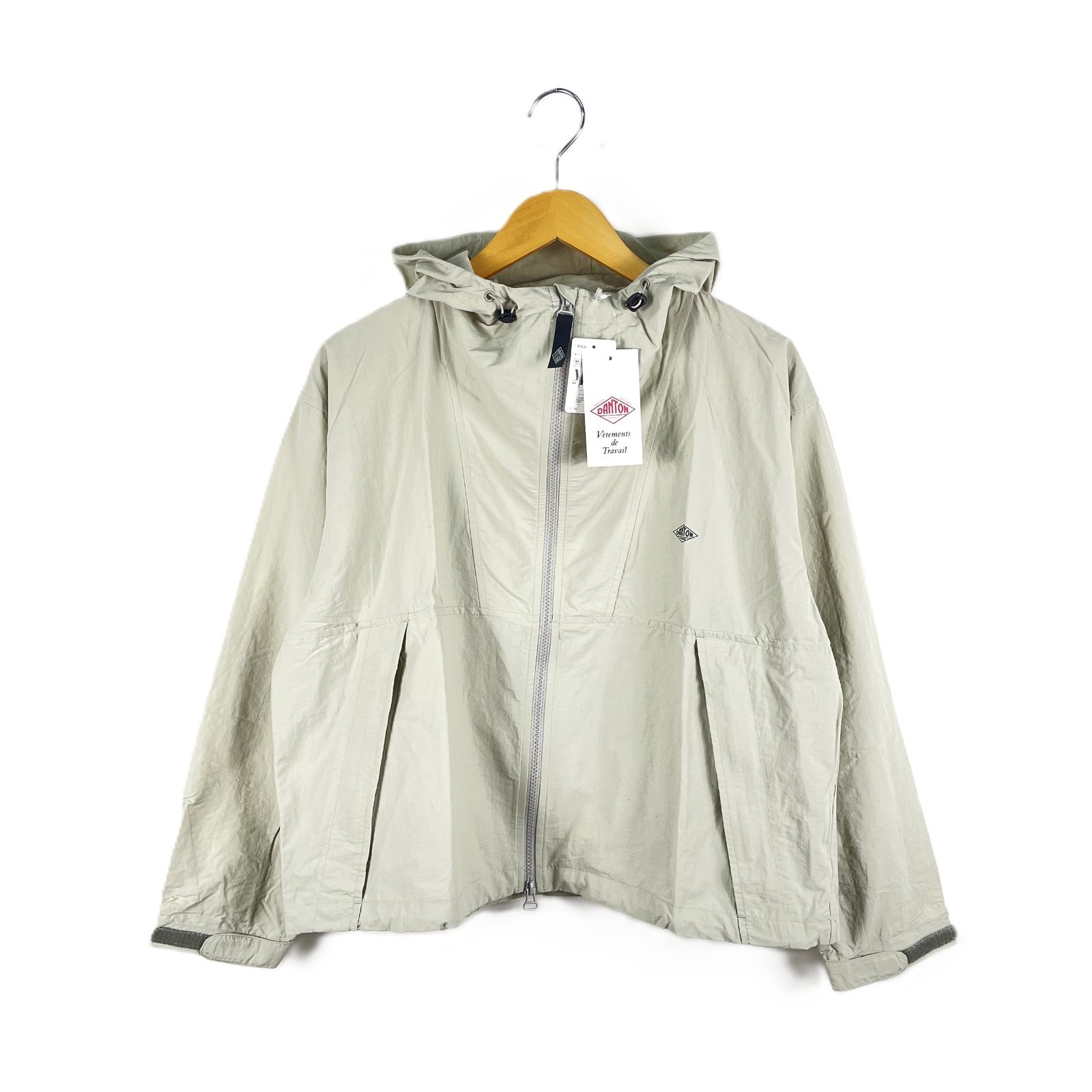 DANTON - Danton ナイロンフードジャケット 新品 M グレージュ 