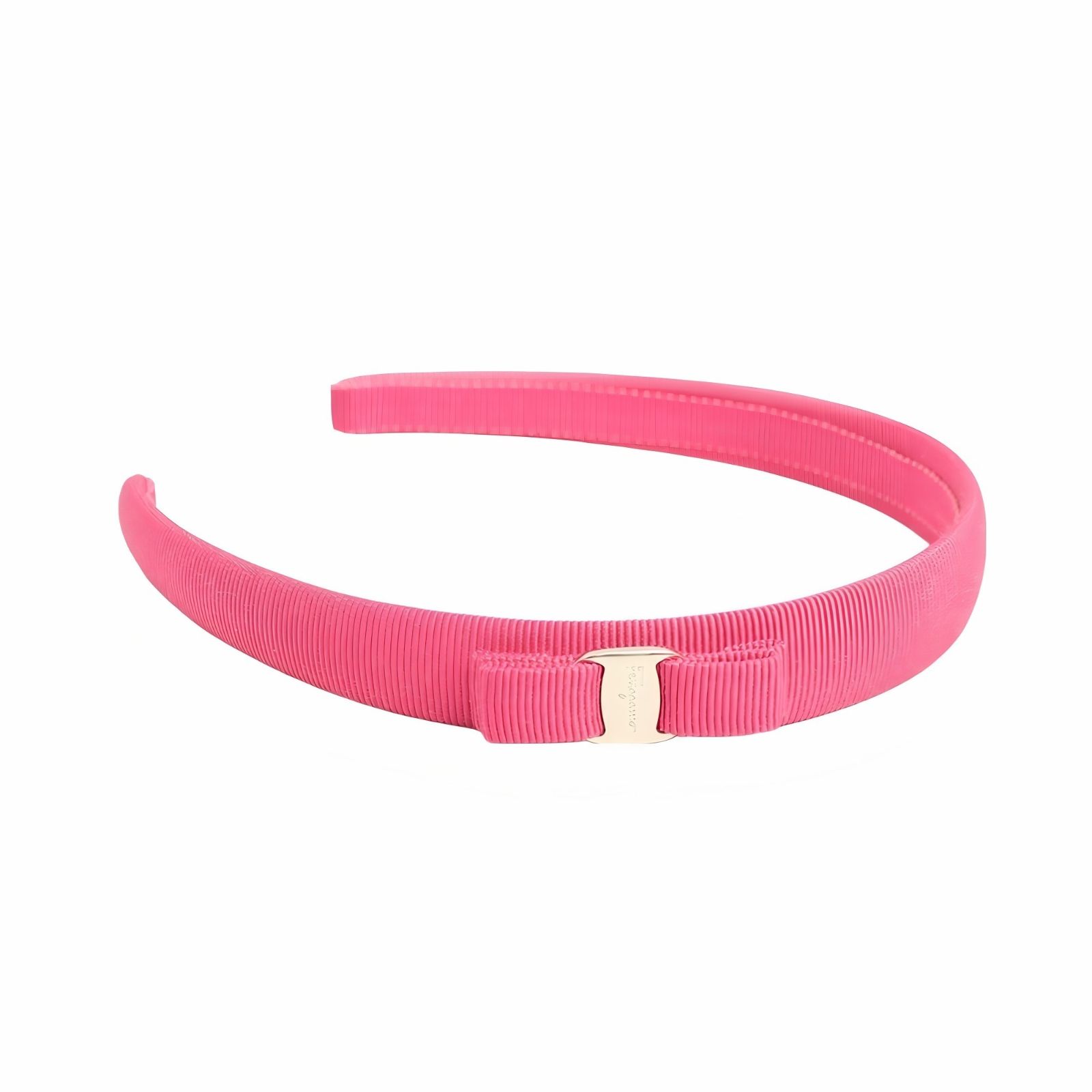 フェラガモ ピンク カチューシャ ギフト対応可】フェラガモ FERRAGAMO カチューシャ Fandango Pink