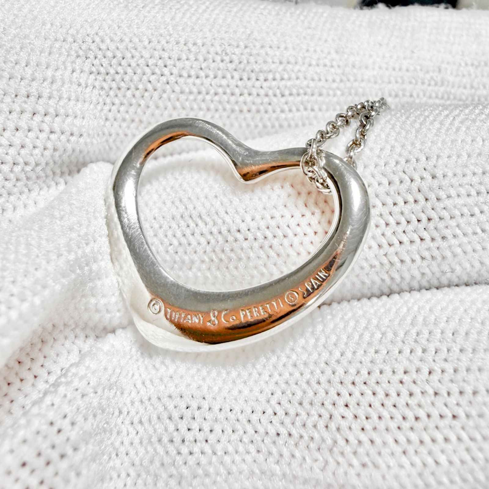 新品仕上げ済 Tiffany&Co. ティファニー オープンハート 新品仕上げ済 Tiffany&Co. ティファニー オープンハート