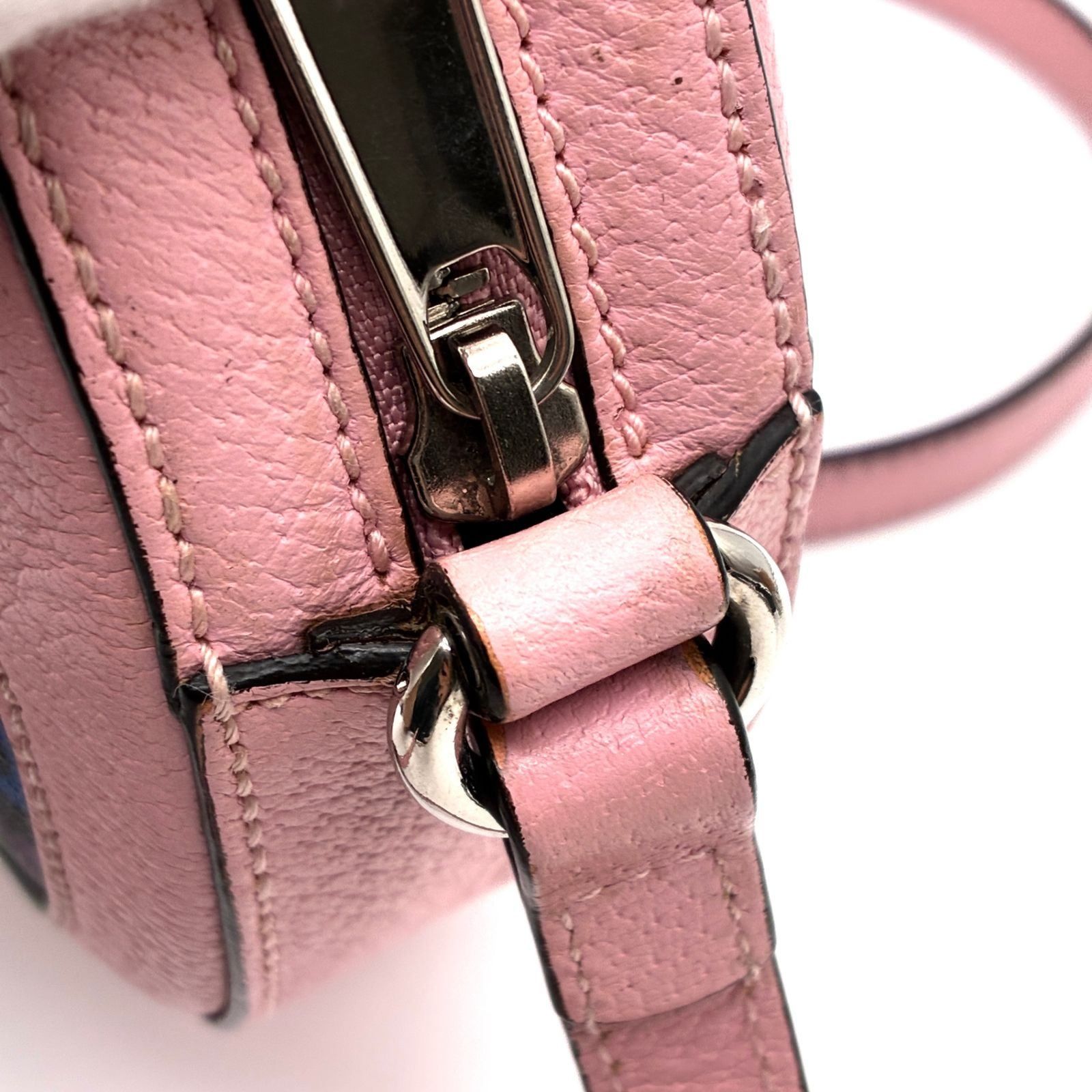 極美品 GUCCI グッチ GGサイケデリック ショルダーバッグ ラウンド 丸 