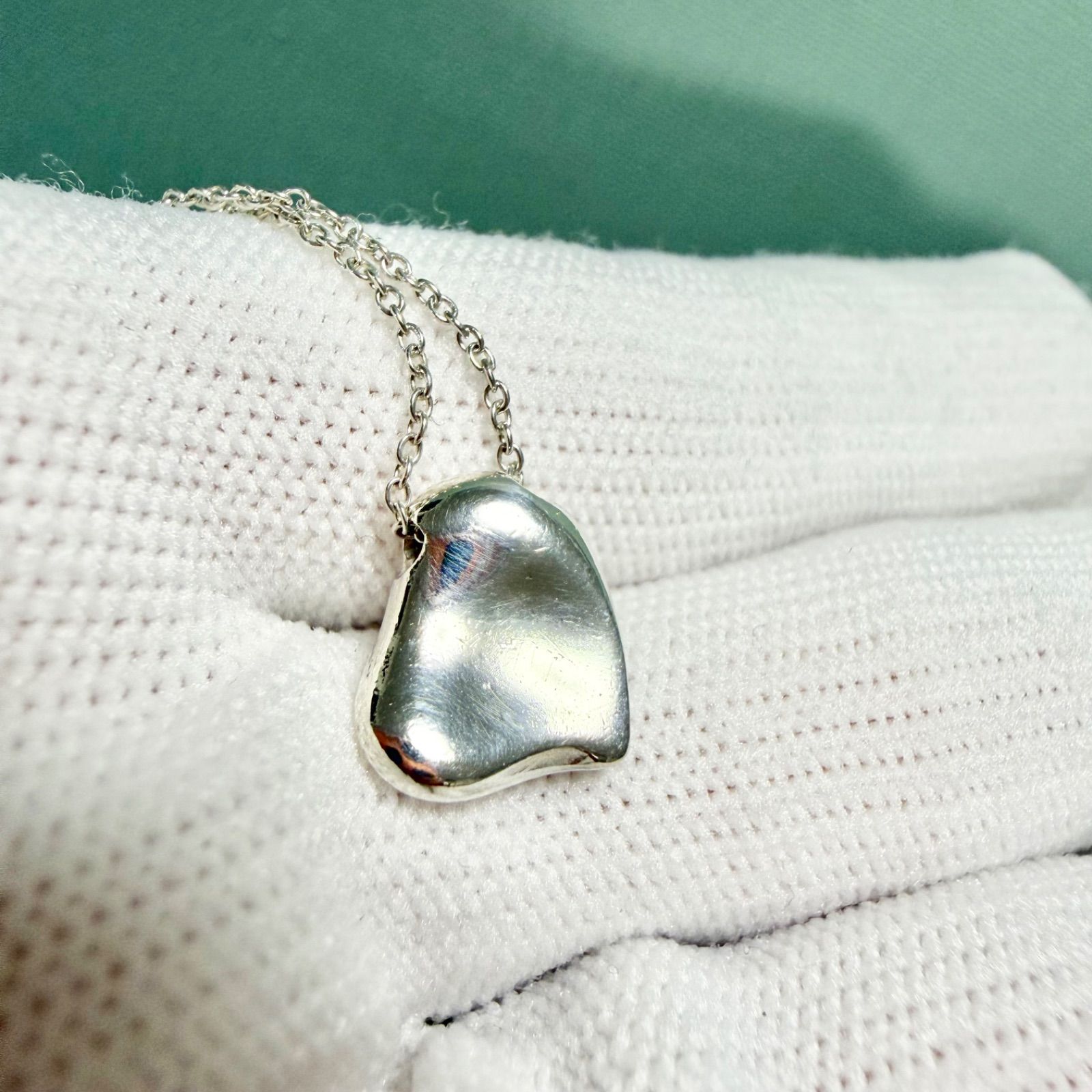 新品仕上済 Tiffany&Co. ティファニー フルハート シルバー ネックレス 